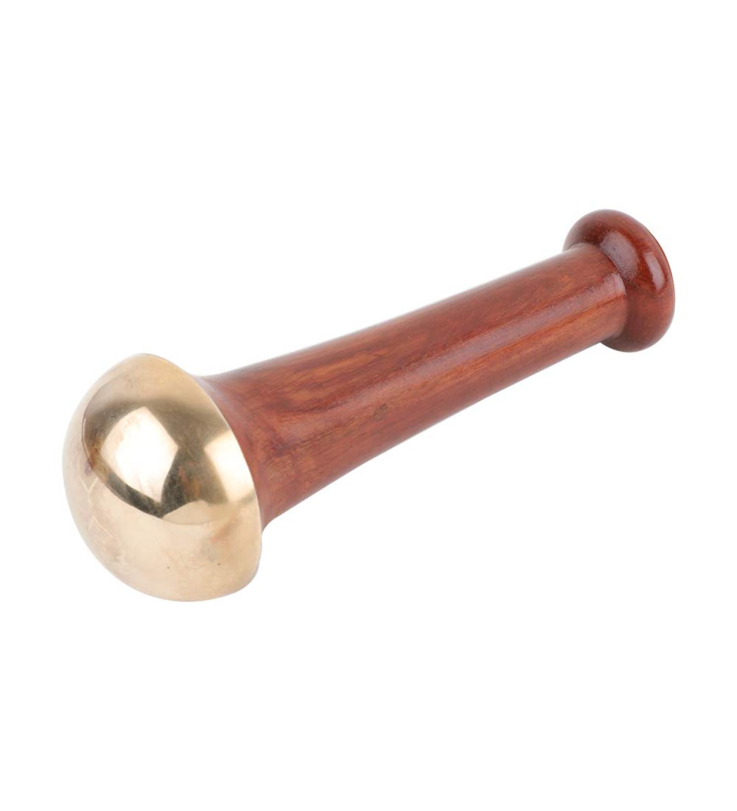 HealthandYoga(TM) Kansa Face and Foot Massager - Ayurvedic Bronze Benefits for Restoring Luster and Detoxification - Small Size - Buy Online on GoSupps.com