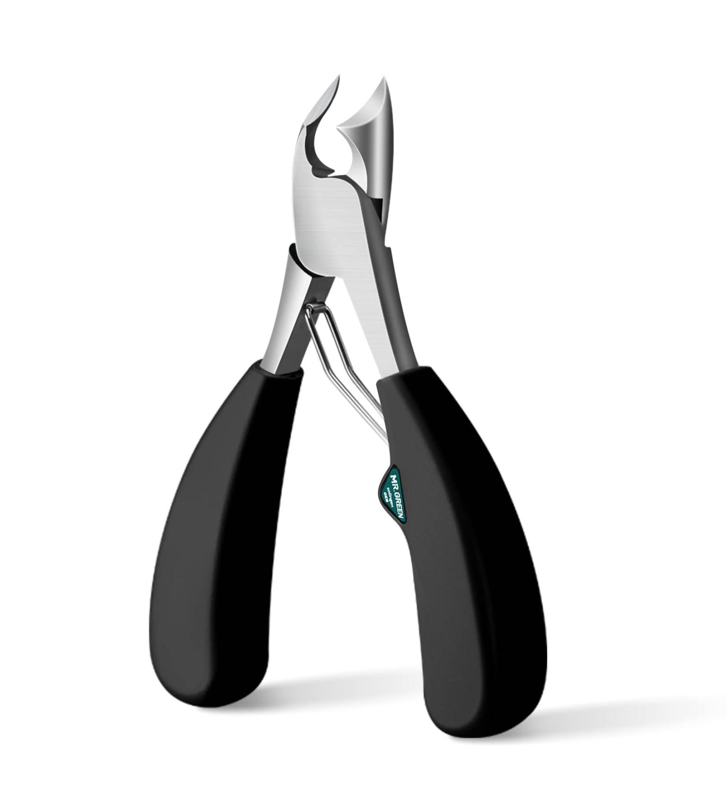 MR.GREEN Toenail Clipper Stainless Steel Ingrown Nail Cutter Good at Cutting Thick and Hard Nails Pedicure Tools (Black) - Buy Online on GoSupps.com