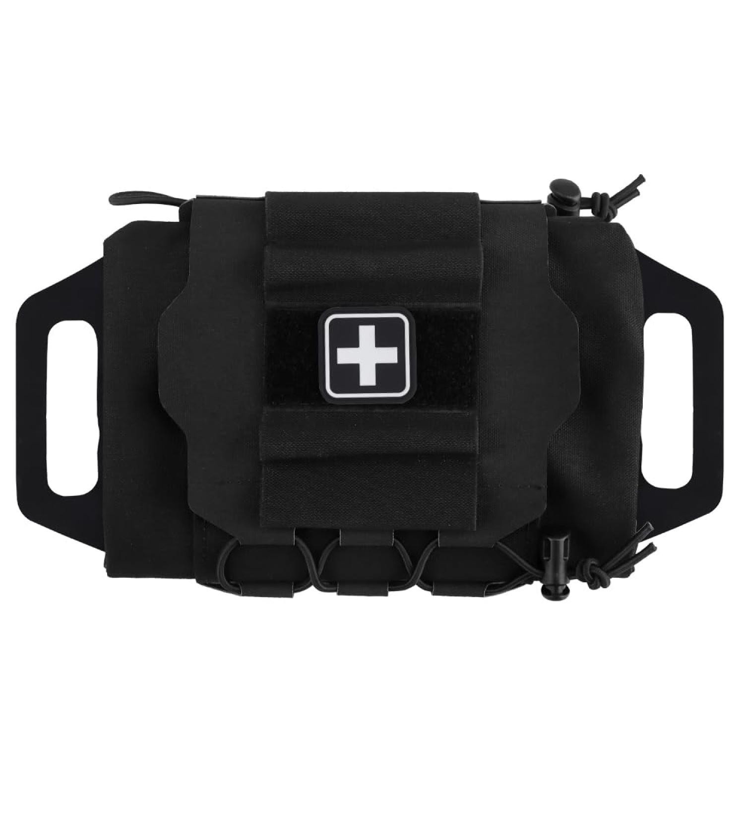 Tactical Military Bag MOLLE First Aid Belt Pouch | Survival Med Roll Carrier with Hypalon Handle - Buy Online on GoSupps.com