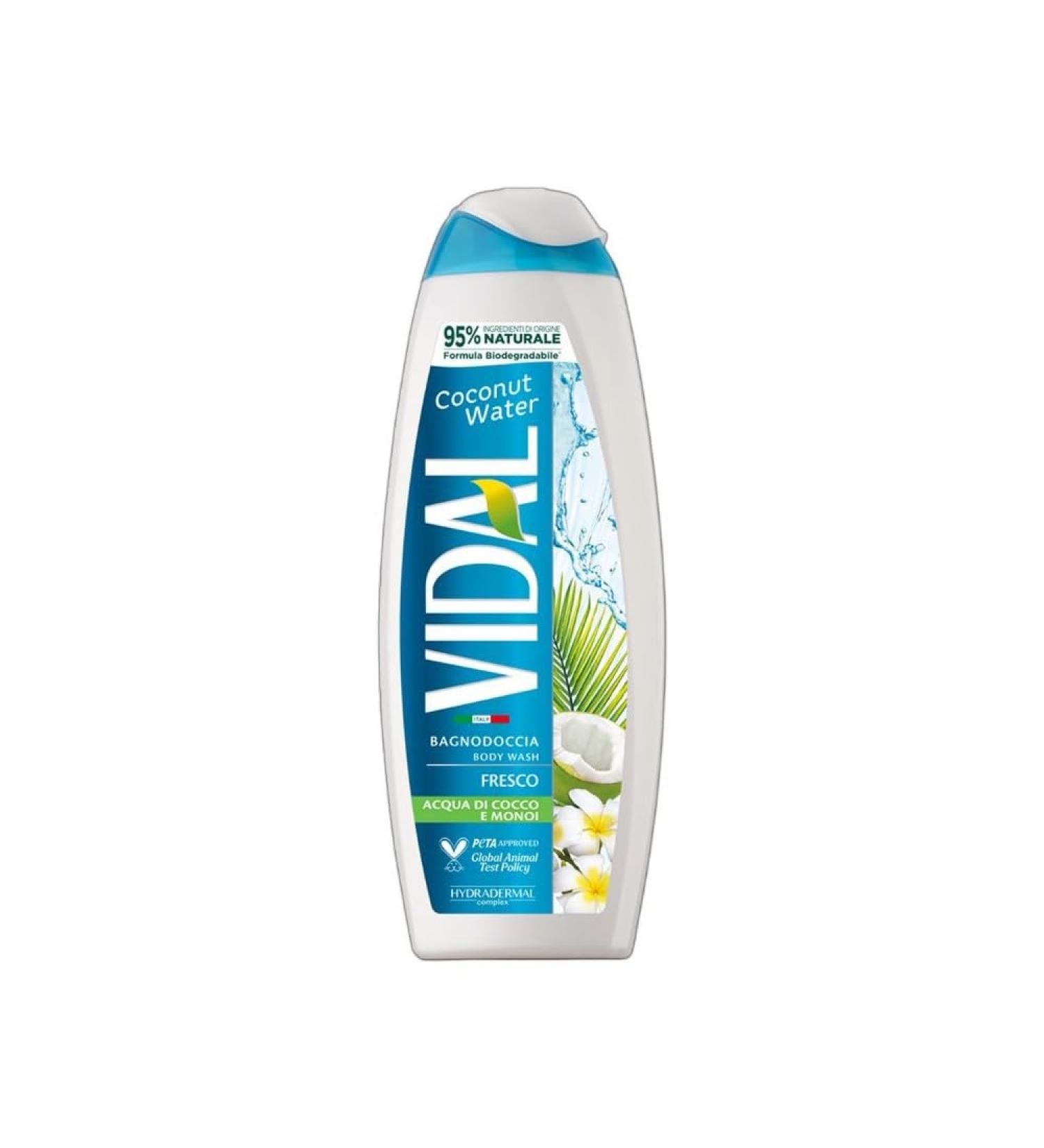  Vidal Vidal Bath shower 500 ml. Fresh Coconut & Mono  - Buy Online on GoSupps.com