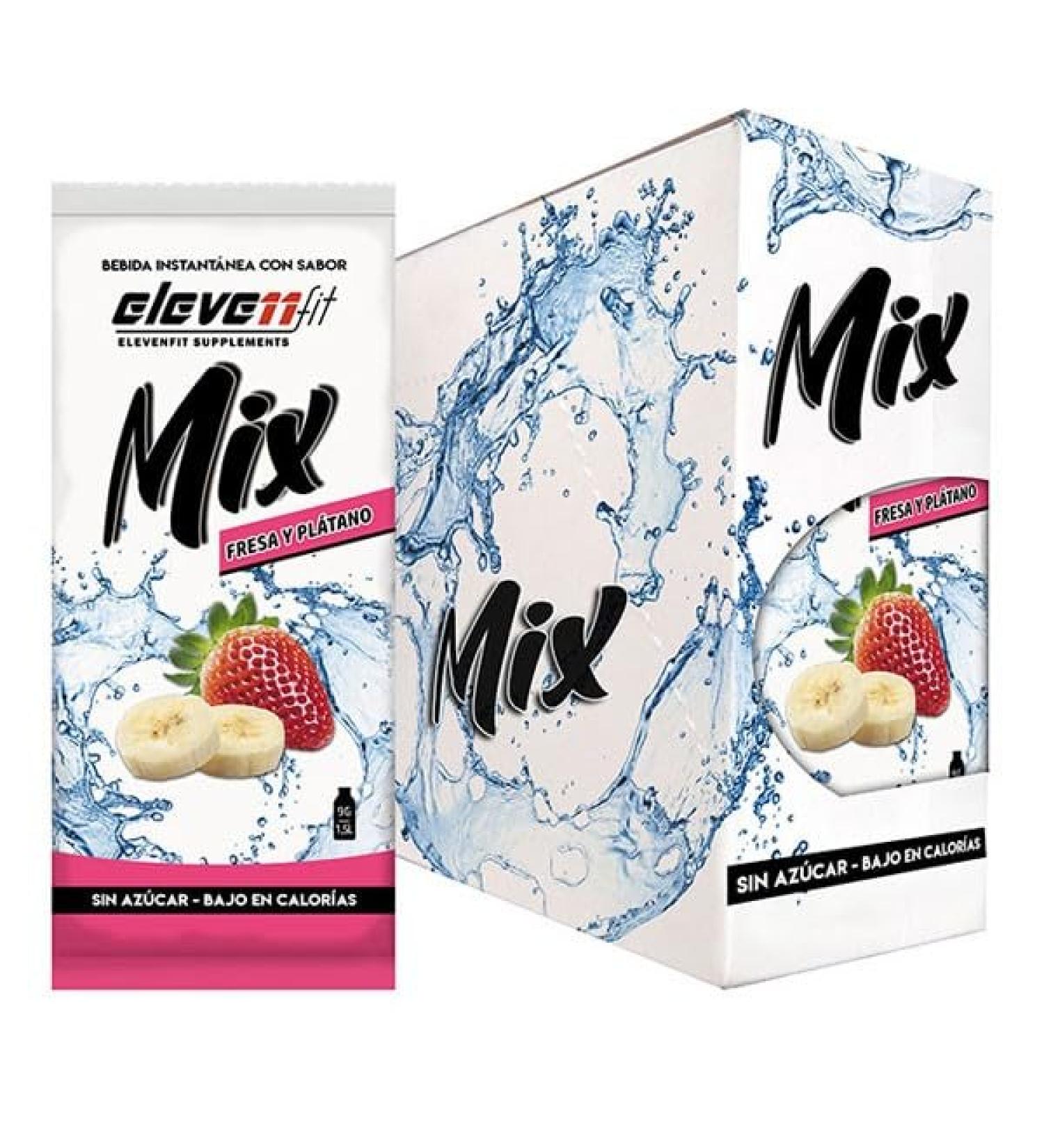 STRAWBERRY AND BANANA FLAVOR MIX WITHOUT SUGAR, BOX OF 24 UNITS
