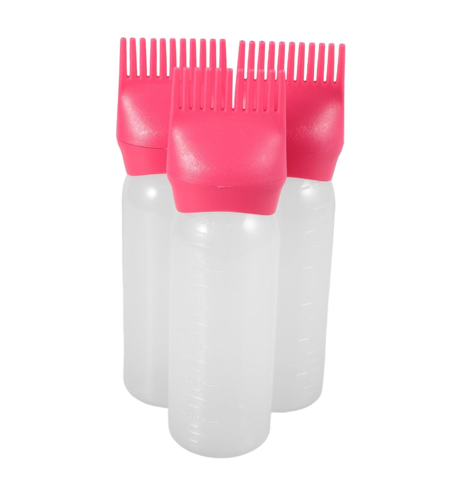 Mikikit 3pi ces Flacons Applicateurs avec Peigne pour Teinture Cheveux et Huile Capillaire pour Utilisation Salon Domicile Application Pr cise - Buy Online on GoSupps.com