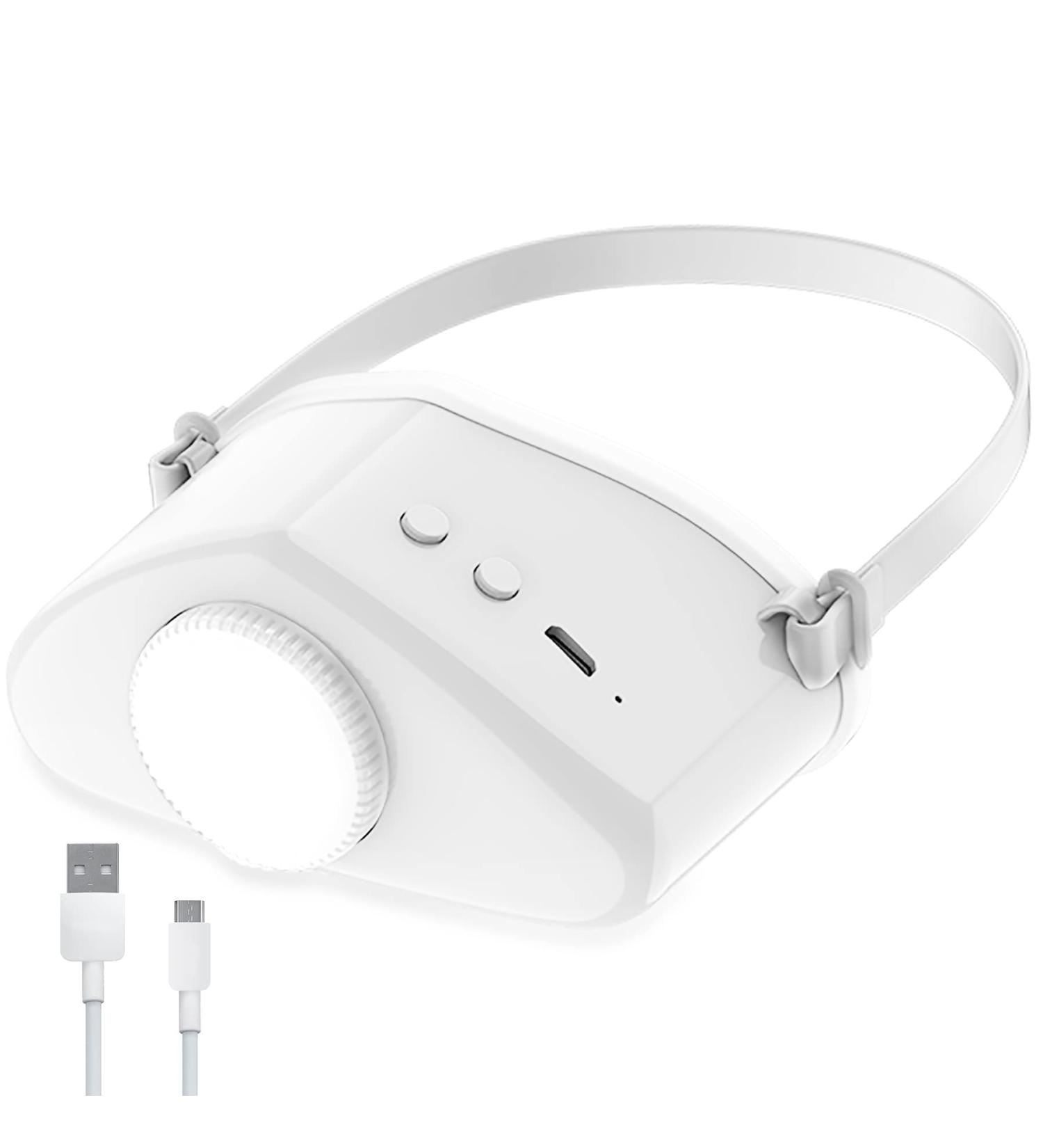 Electric Atomized Anti-Snoring Device | Nasal Congestion Relief | Smart Breathing Aid for Improved Sleep | Free Data Cable & Earplugs Included - White - Buy Online on GoSupps.com
