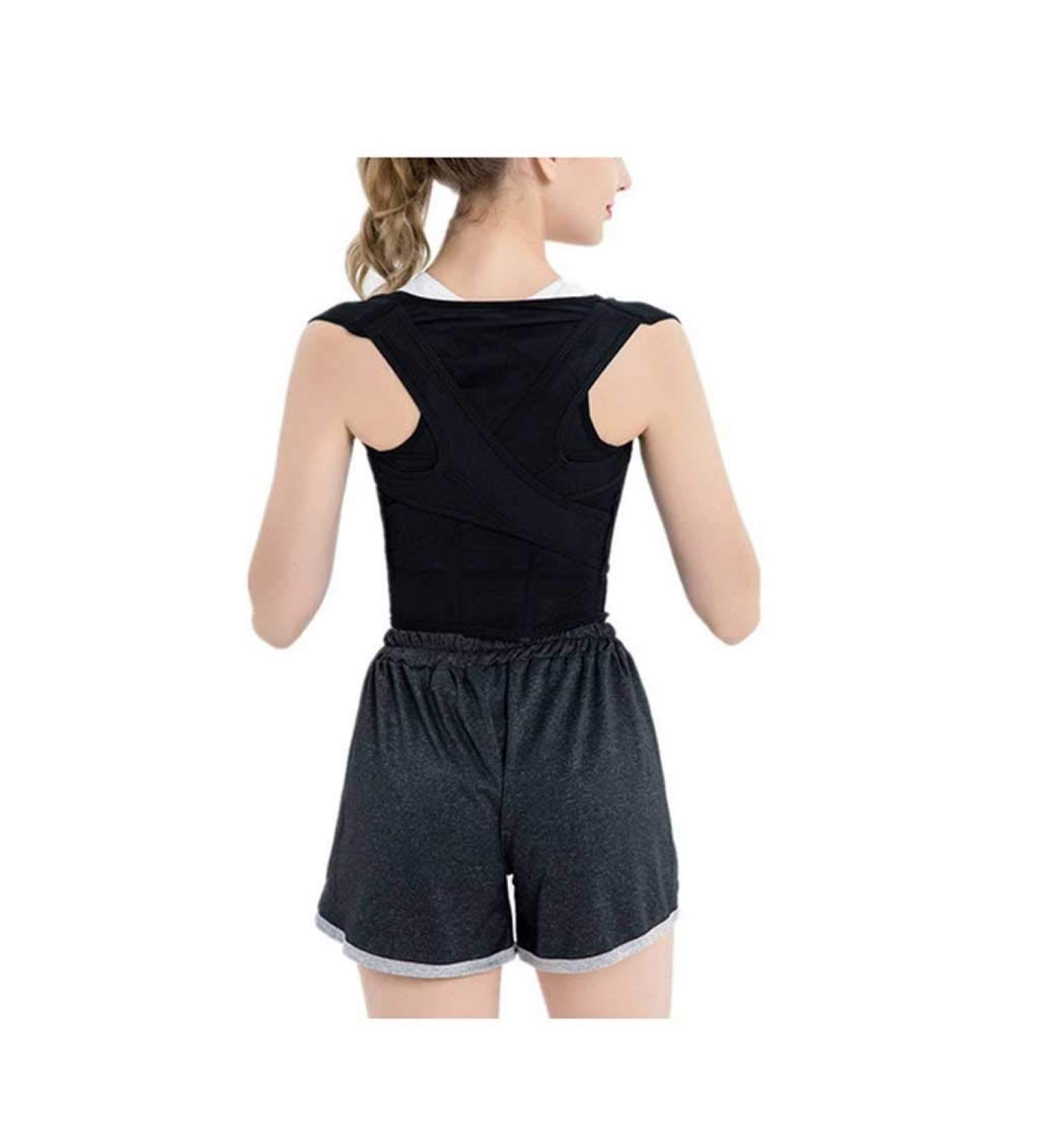 DFHBFG Adjustable Back Posture Corrector - Spine & Shoulder Support Brace for Back Pain Relief (Size Large-XXL - Buy Online on GoSupps.com