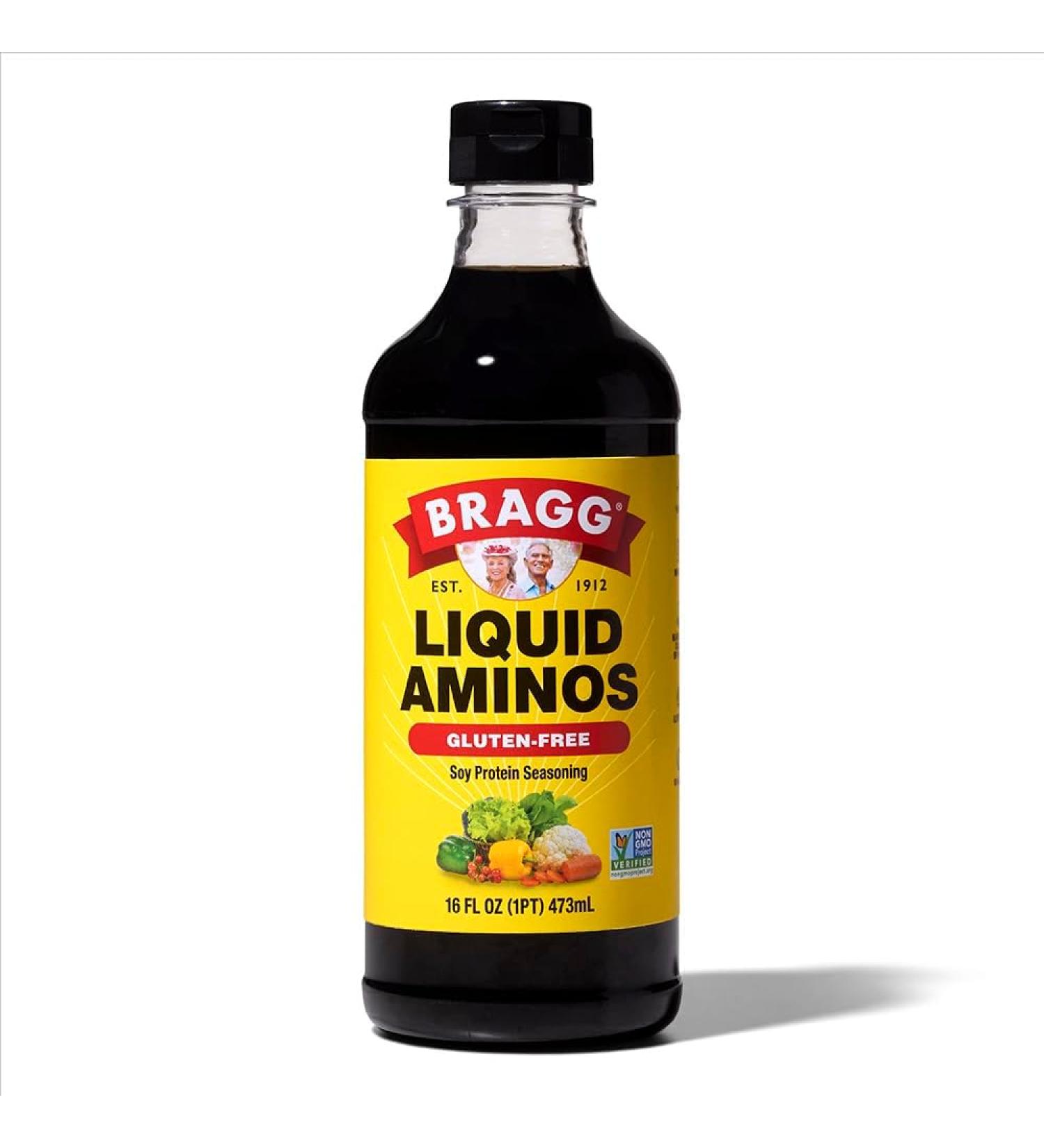 Bragg Natural Liquid Aminos 16oz - Buy Online on GoSupps.com