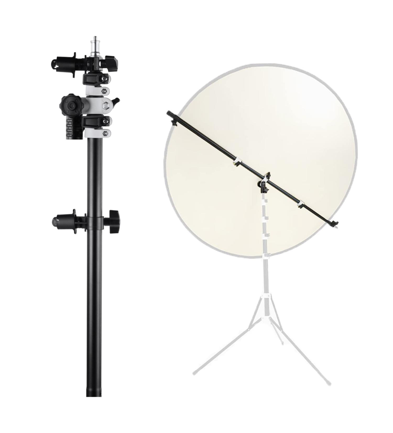 Selens Telescopic Reflector Holder: Extendable Boom Arm with 360 Swivel - Ideal for Studio and Portrait Photography - Buy Online on GoSupps.com