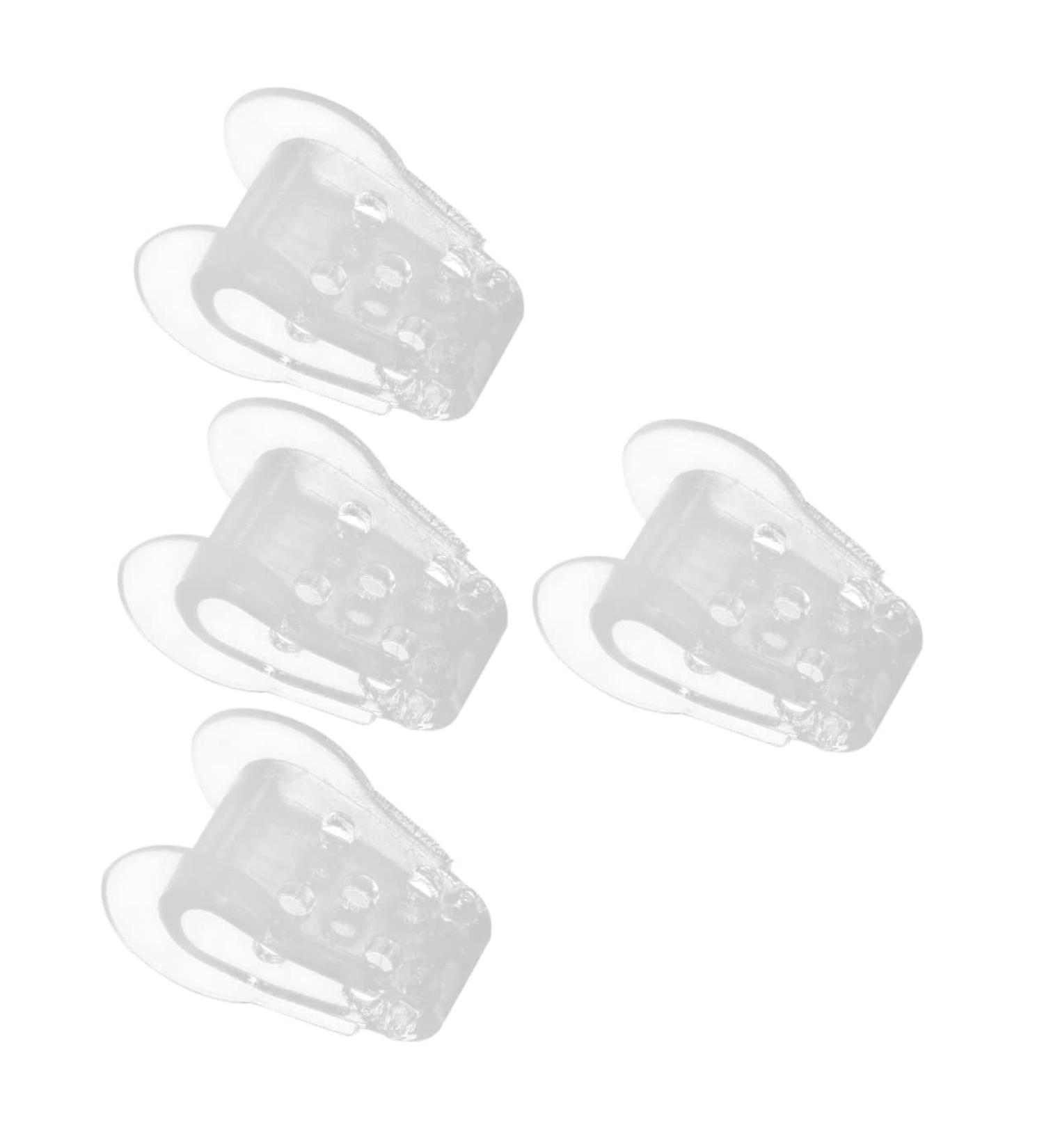 Clear Silicone Toe Separators for Men - 4 Pairs Hammer Spacer Valgus Adjuster Tool for Foot Splitters - Buy Online on GoSupps.com
