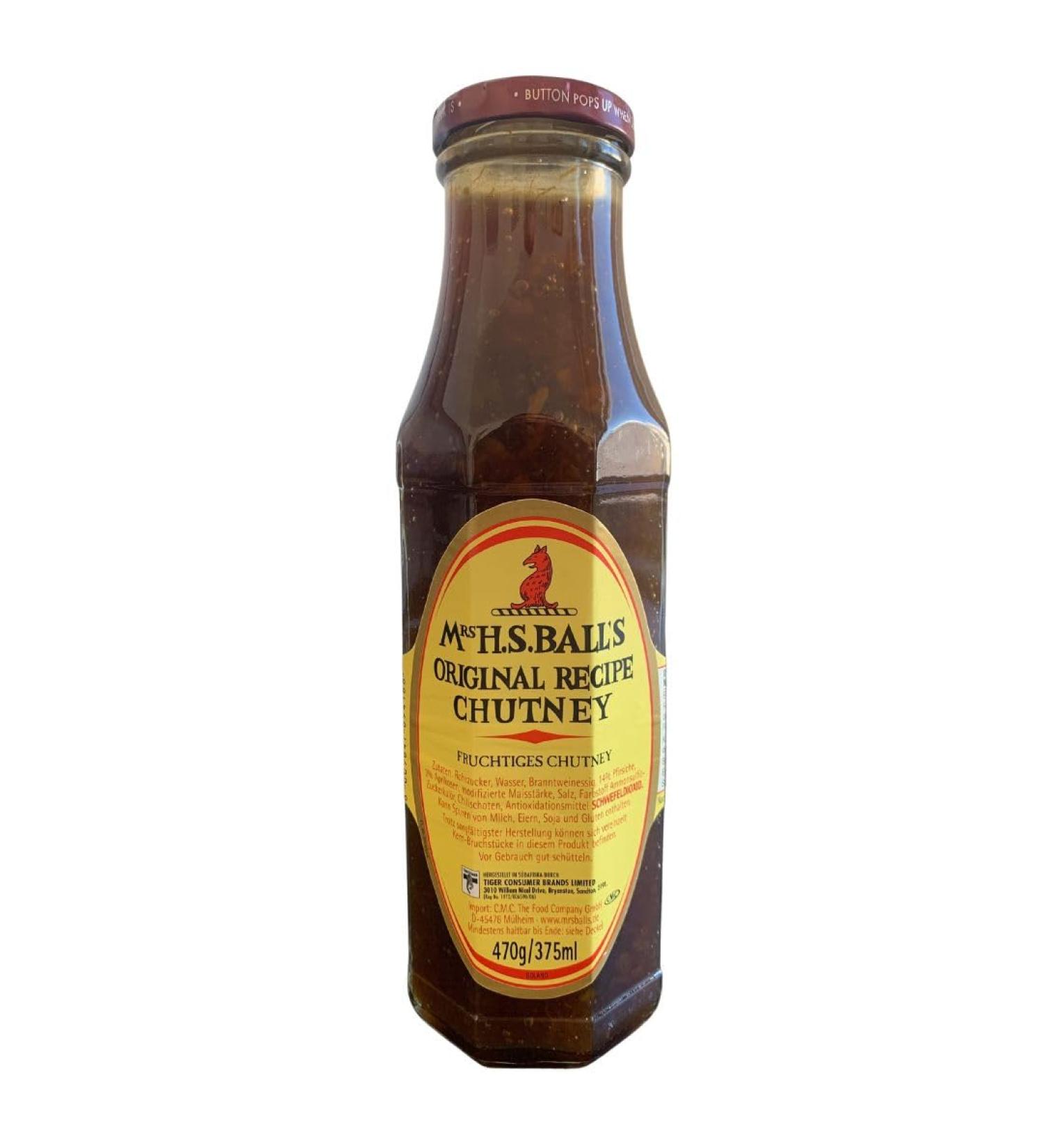 Buy Mrs HSBalls Original Recipe Chutney 470g | Authentic Taste & International Shipping - Buy Online on GoSupps.com