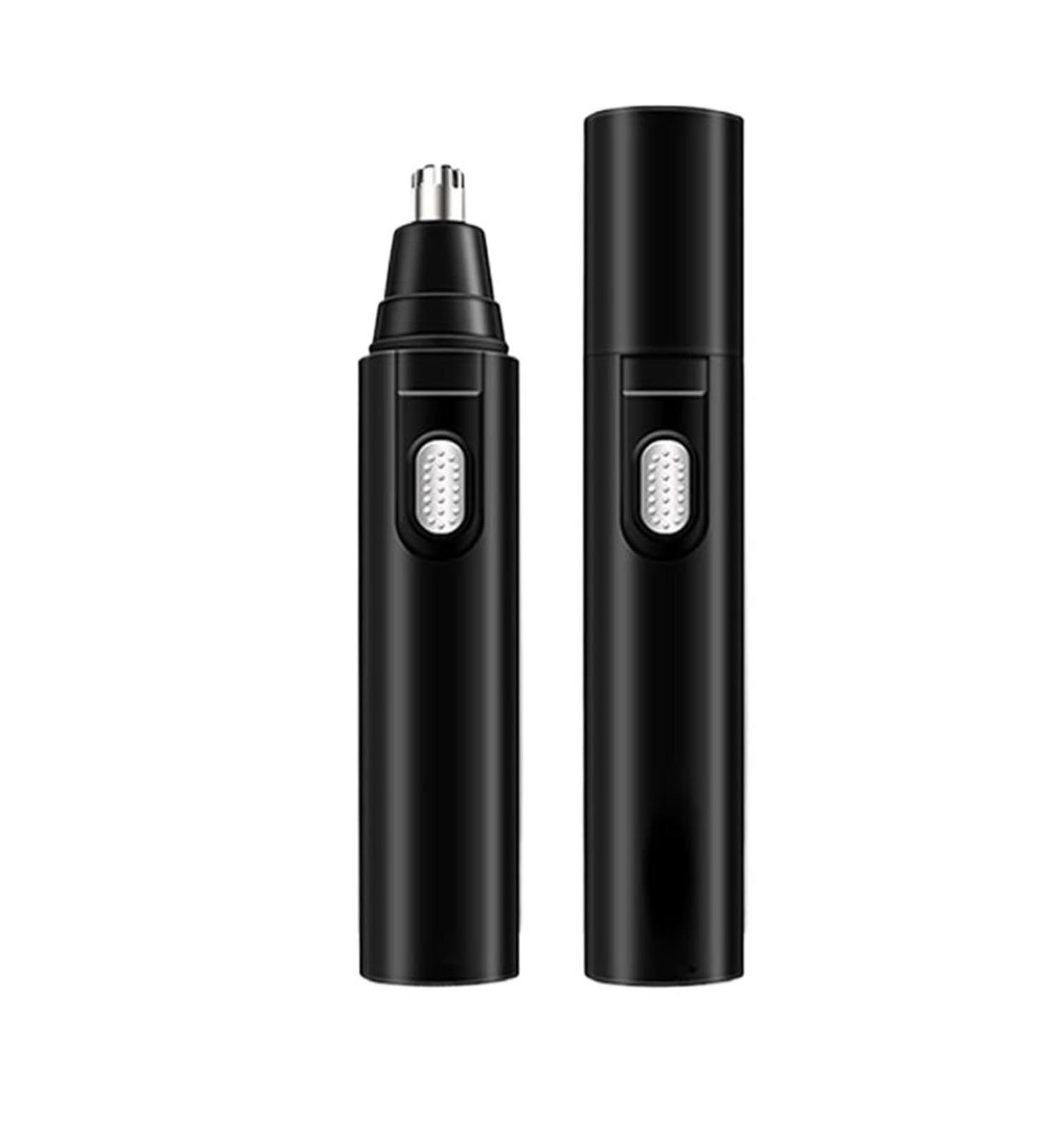 Nose Hair Trimmer - Rechargeable Ear & Nose Trimmer | 2024 Professional Painless Hair Trimmer for Men & Women | Powerful Motor & Double Edged Blades - Black - Buy Online on GoSupps.com