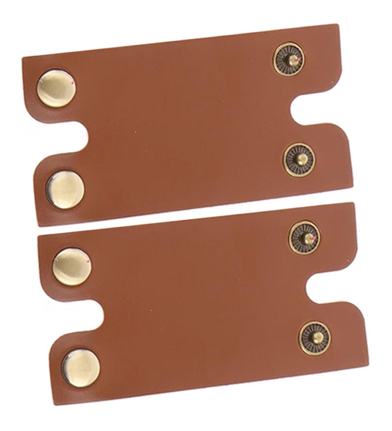 Gogogmy Razor Accessories - Durable Scratch-Resistant Leather Case Cover for Razor - 2 Piece Set Brown 8.5x4.5cm - International Shipping - Buy Online on GoSupps.com