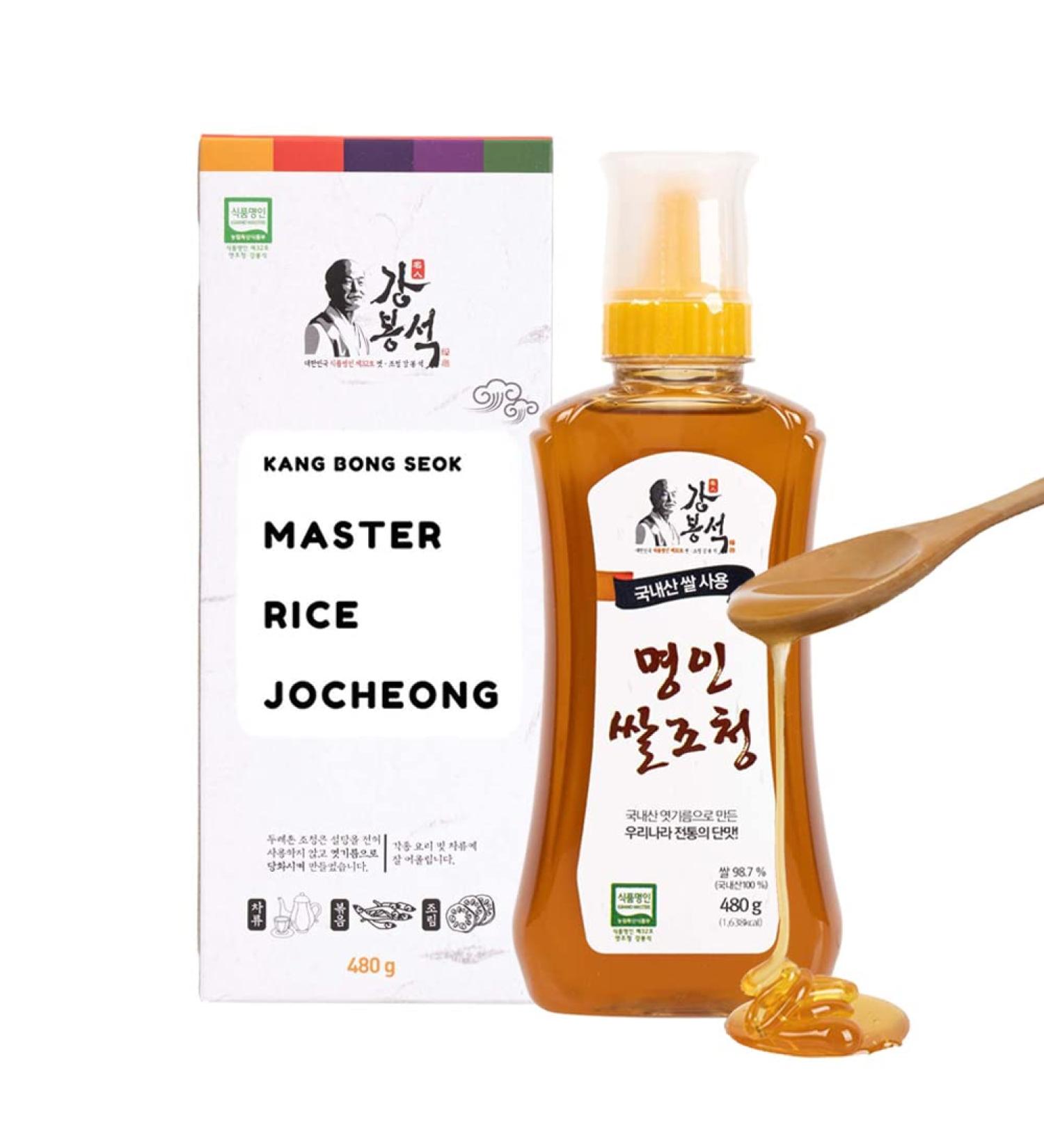 Kang Bong Seok Sugar-Free Rice Jocheong - 17oz Korean Grain Syrup & Cooking Sauce - Buy Online on GoSupps.com