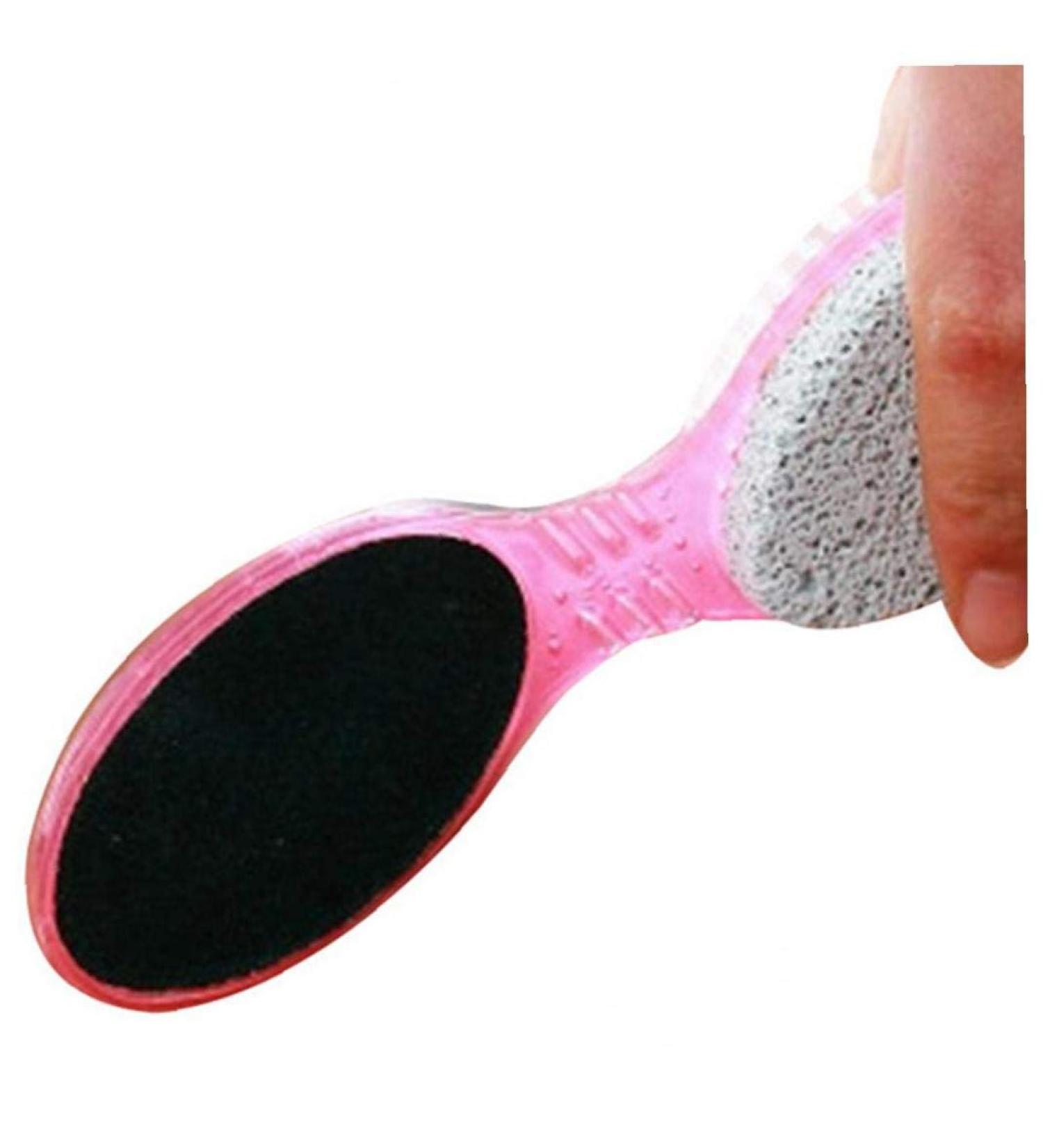 Multi Usage 4 In 1 Foot File Portable Pumice Nail Brush Callus Reducer Durable Multifunctional File Scrubber For Pedicure Tool Random Color - Buy Online on GoSupps.com