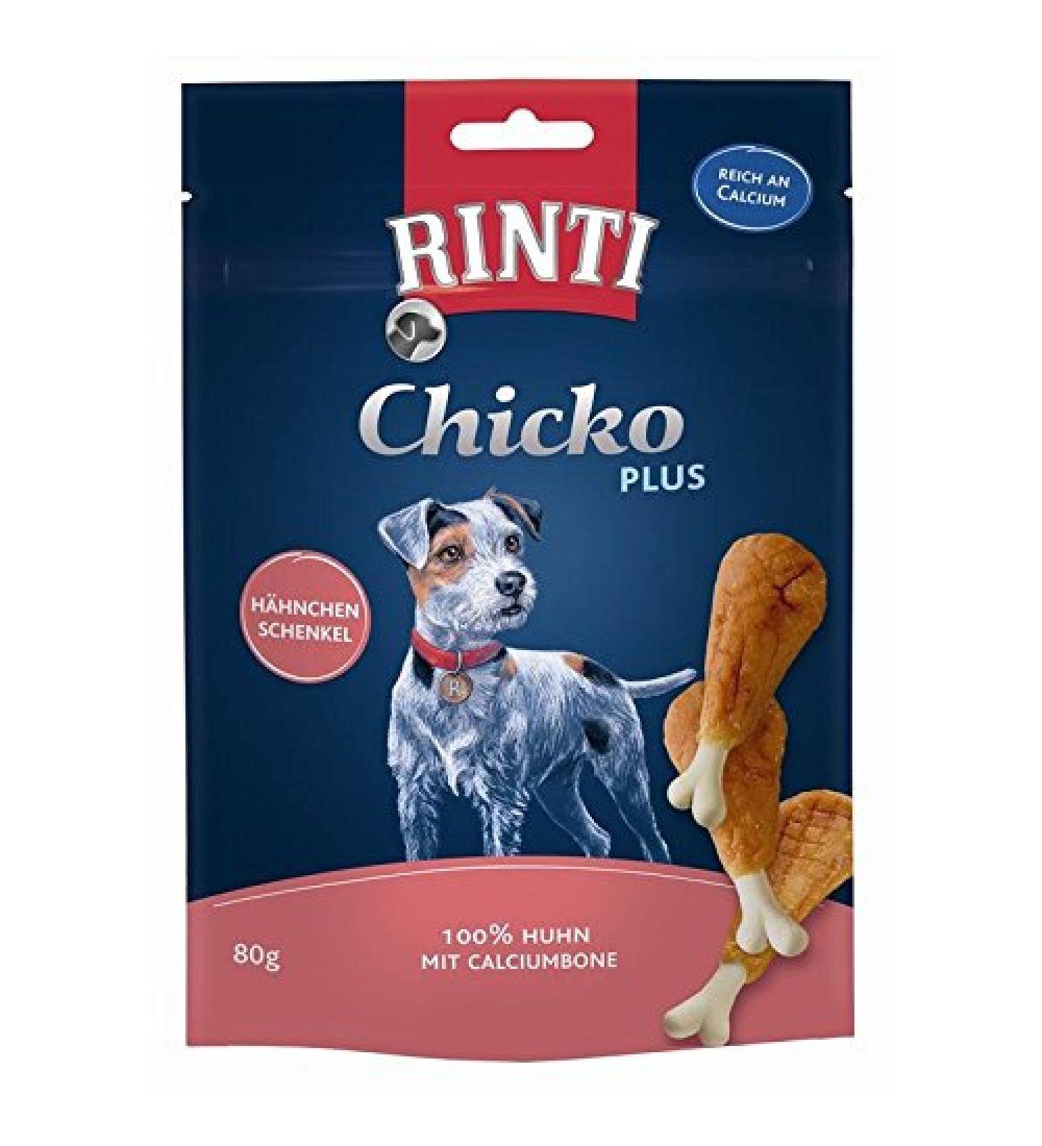 RINTI Chicko Plus Chicken Legs with Calcium 12x80g