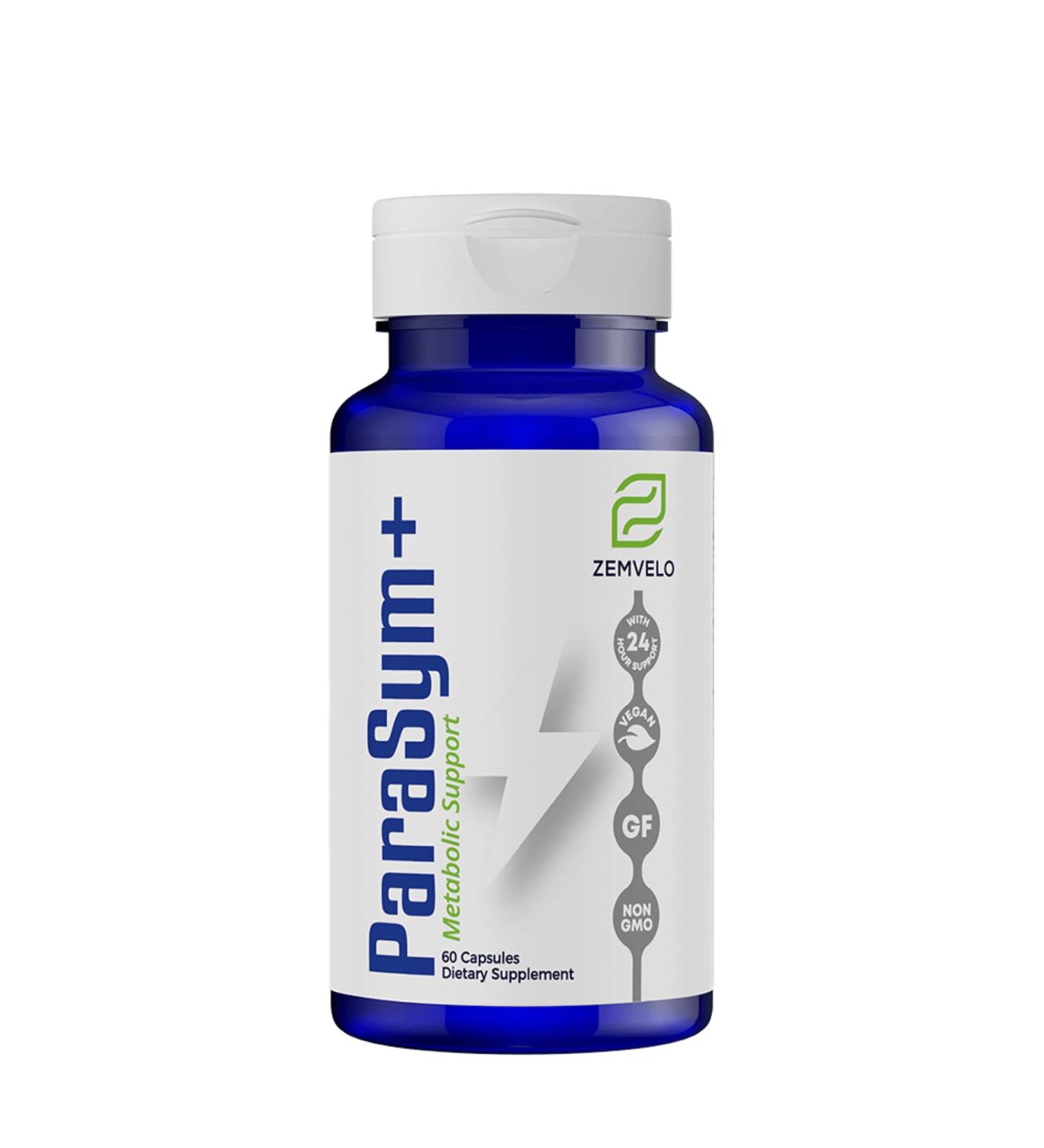 ParaSym+ - Aids Metabolic Activity | Assists Healthy Sleeping Patterns | Supports Cognitive Function | Nervous System Support | 30 Day Supply - Buy Online on GoSupps.com