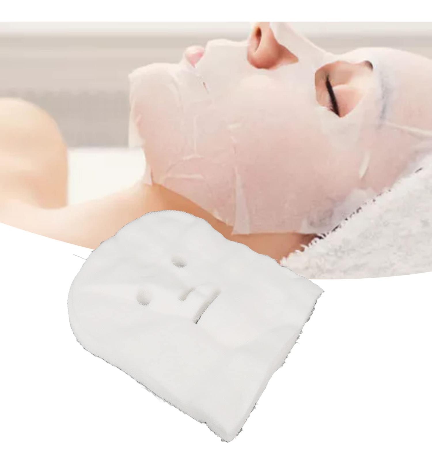 Yosoo 100Pcs Facial Gauze Mask - Soft Pre-Cut DIY Beauty Salon Masks for Skincare & Facial Care - Buy Online on GoSupps.com