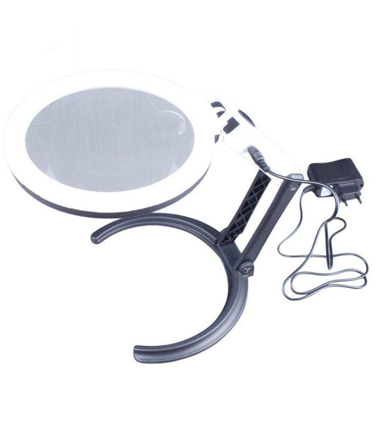 Desktop Magnifier LED Light Foldable Illuminated Magnifier Reading Magnifier 5X Made in China - Buy Online on GoSupps.com