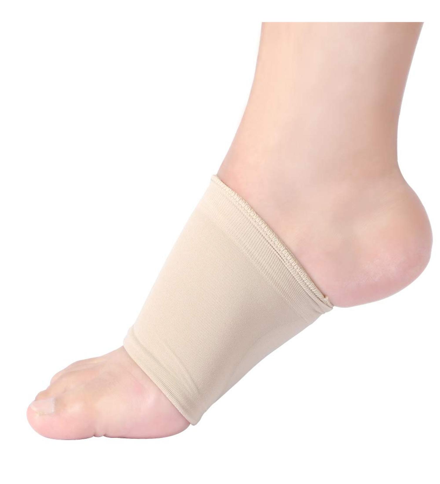 Arch Support Sleeves & Gel Pad Socks for Plantar Fasciitis | Compression Foot Bandages for Flat Feet & Pain Relief - Buy Online on GoSupps.com