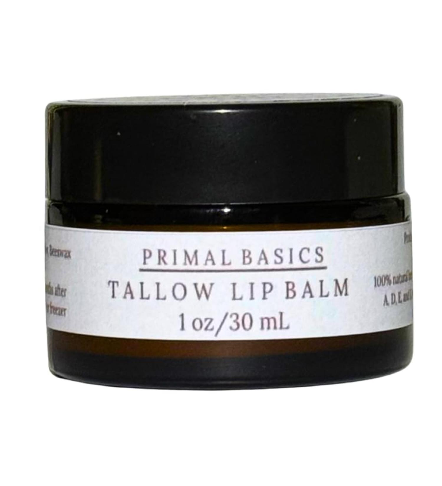 100% Grass Fed Beef Tallow & Beeswax Lip Balm | Moisturizer for Oily Dry & Sensitive Skin | USA Made | International Shipping - Buy Online on GoSupps.com