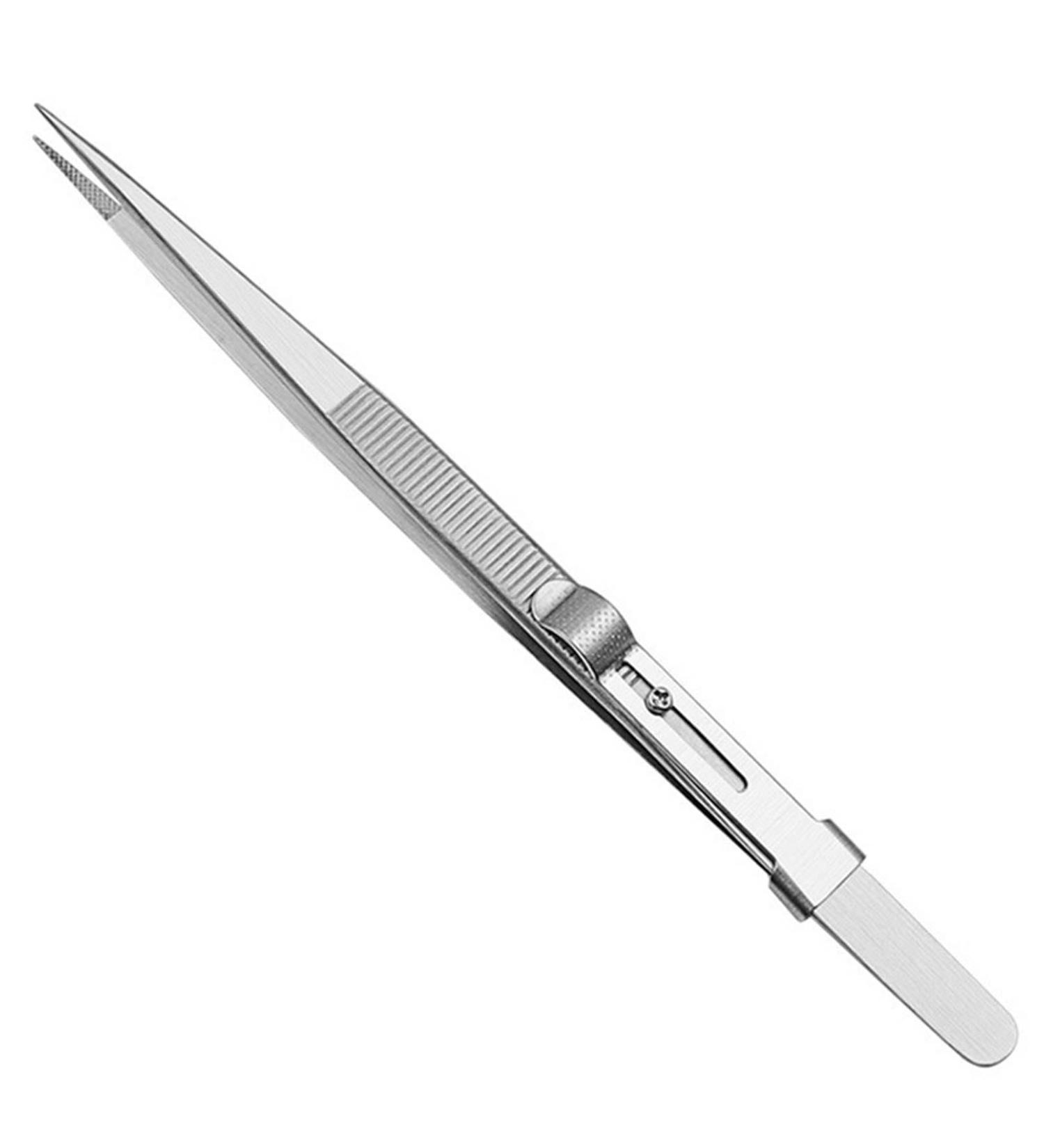 Byutfa Stainless Steel Jewelry Tweezers - Multi-Purpose Straight & Curved Lace Tools for Gems Diamonds & Needle Precision - Buy Online on GoSupps.com