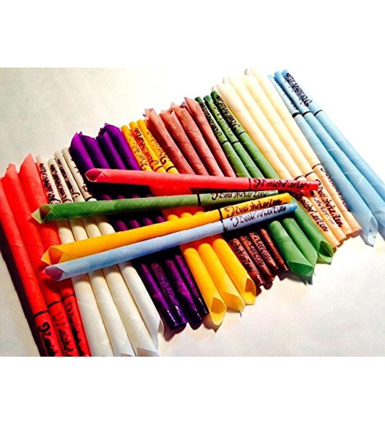 32 Conical Ear Candles Ear Candles colored ZweiohrkerZen 16 pairs with fragrance funnel shape conical