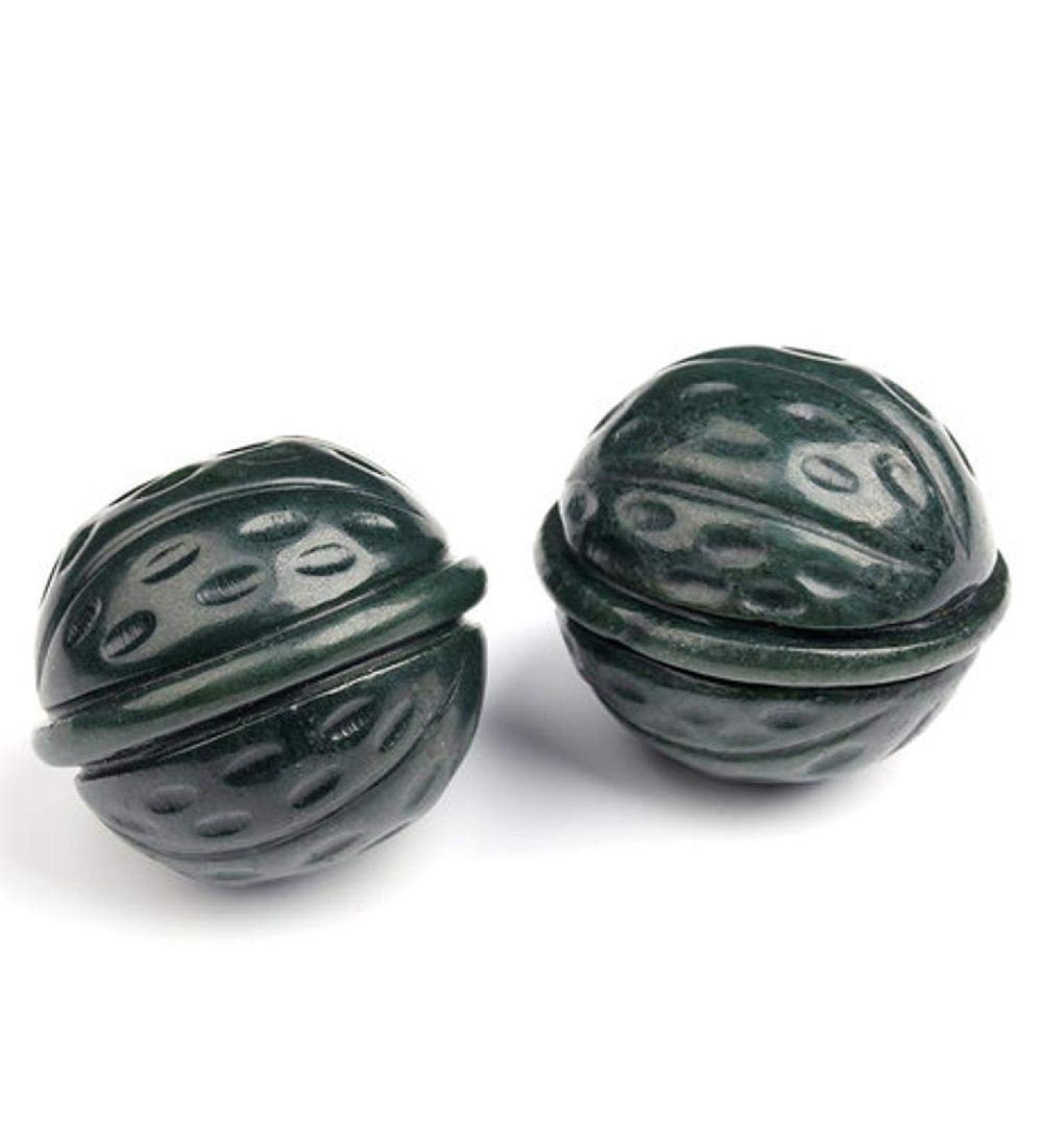 Dixinla Baoding Fitness Ball Natural Hetian Jade Jade Fitness Walnut Hand Piece Jade Piece Old Handball Chinese Ball - Buy Online on GoSupps.com