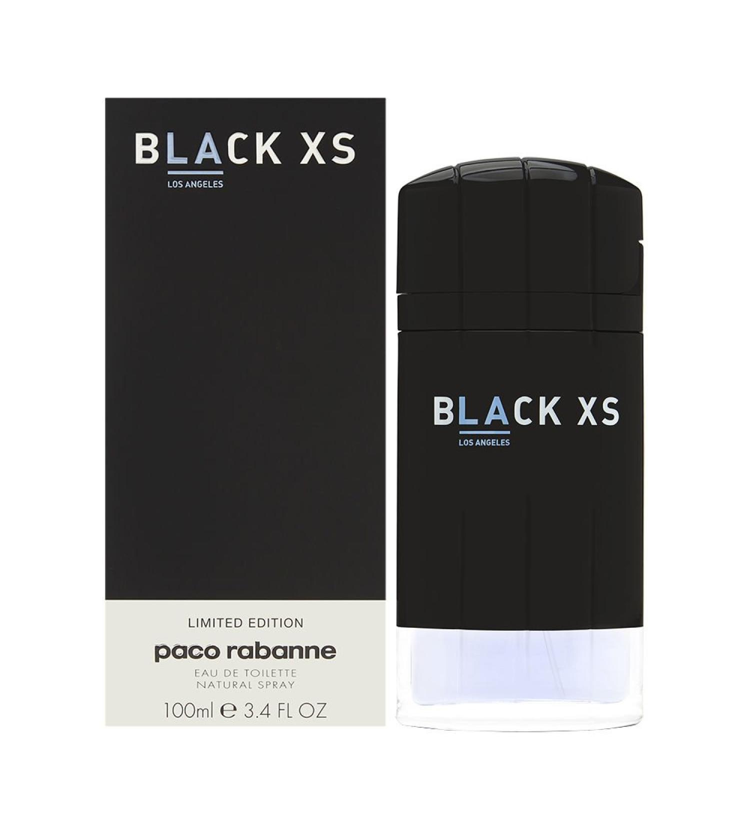 Black XS Los Angeles by Paco Rabanne for Men 3.4 oz Eau de Toilette Spray Limited Edition