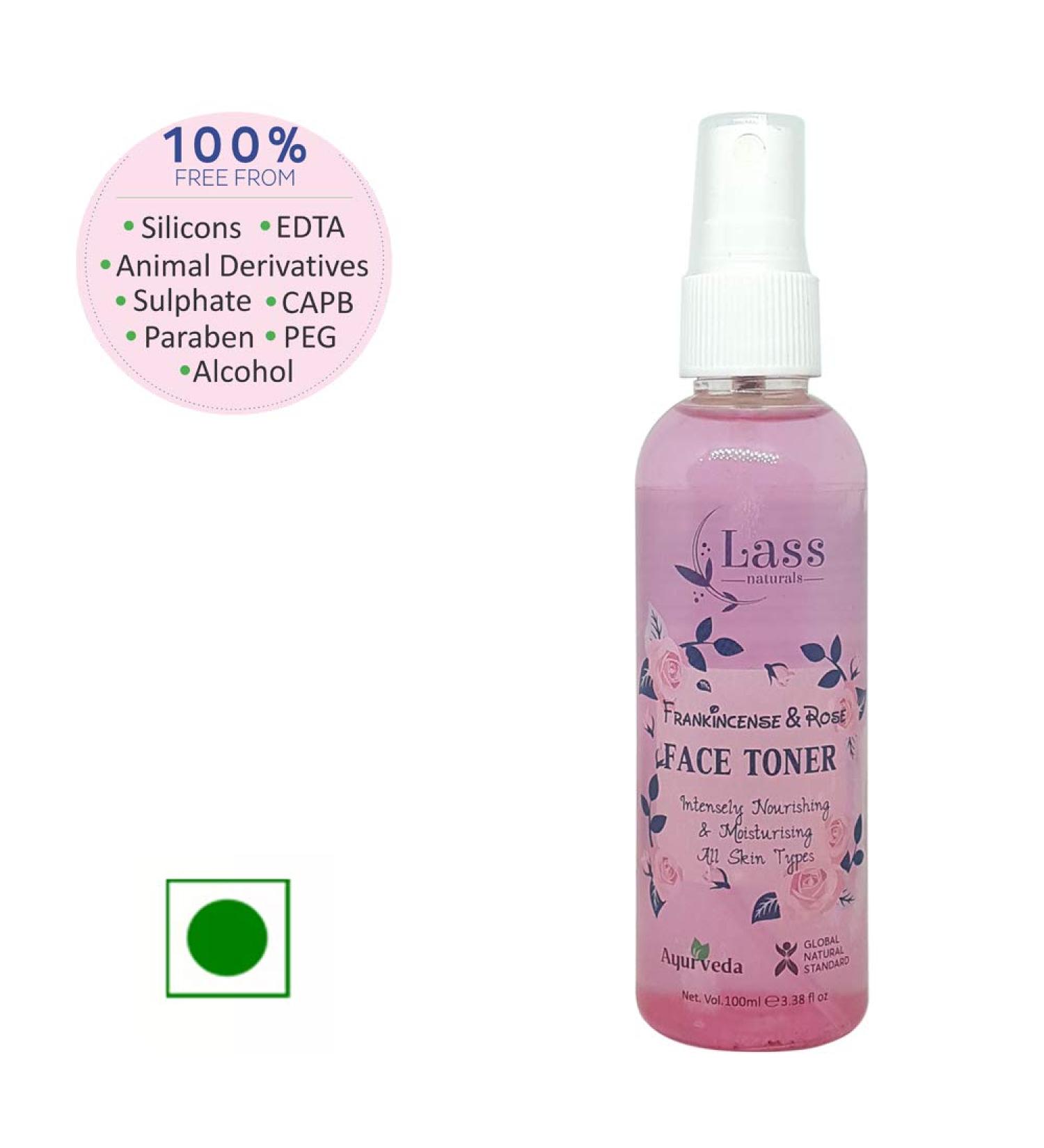 Frankincense & Rose Face Toner (100ml)