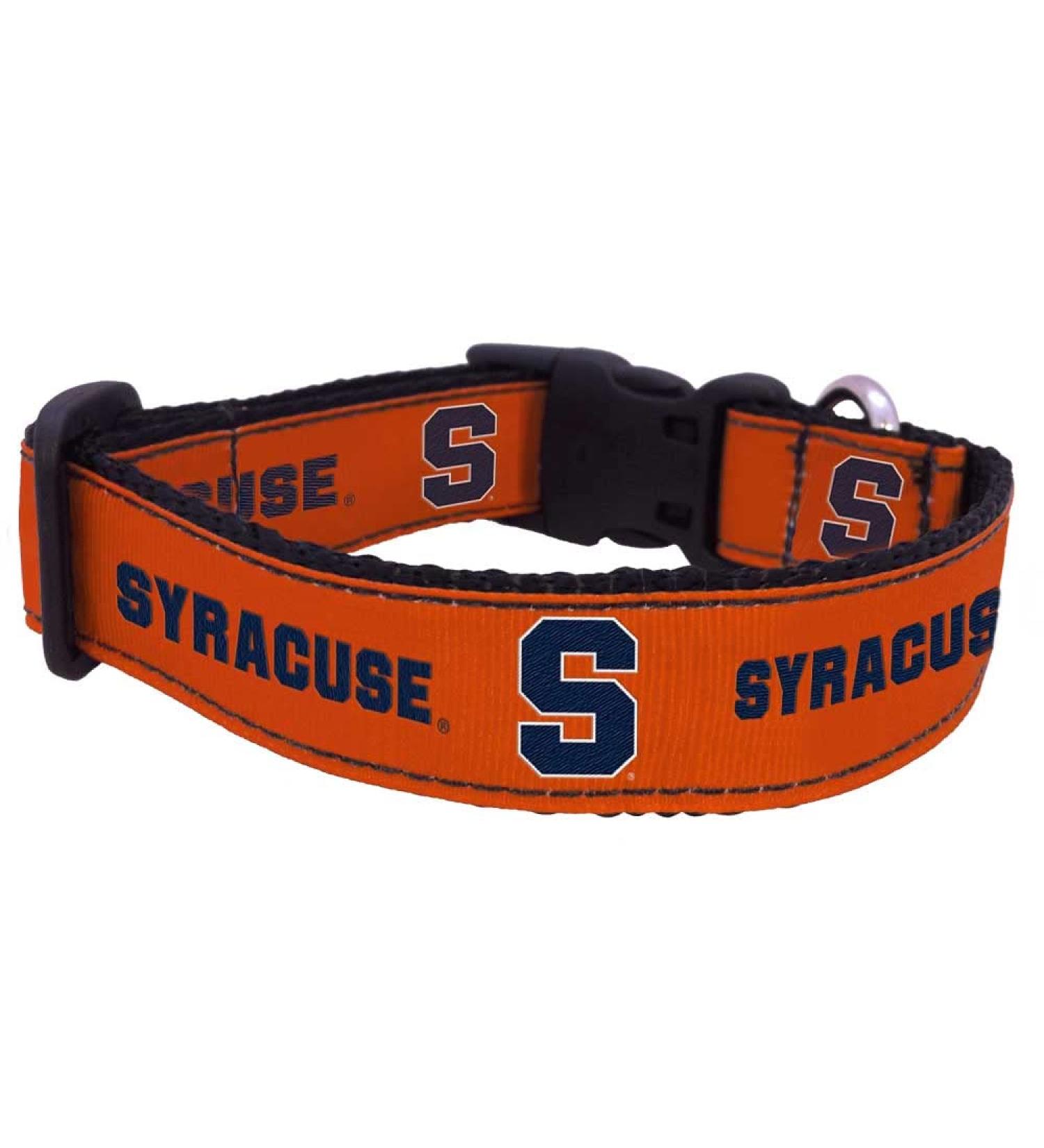 NCAA Syracuse Orange Dog Collar - Team Color Medium | Officially Licensed - Buy Online on GoSupps.com