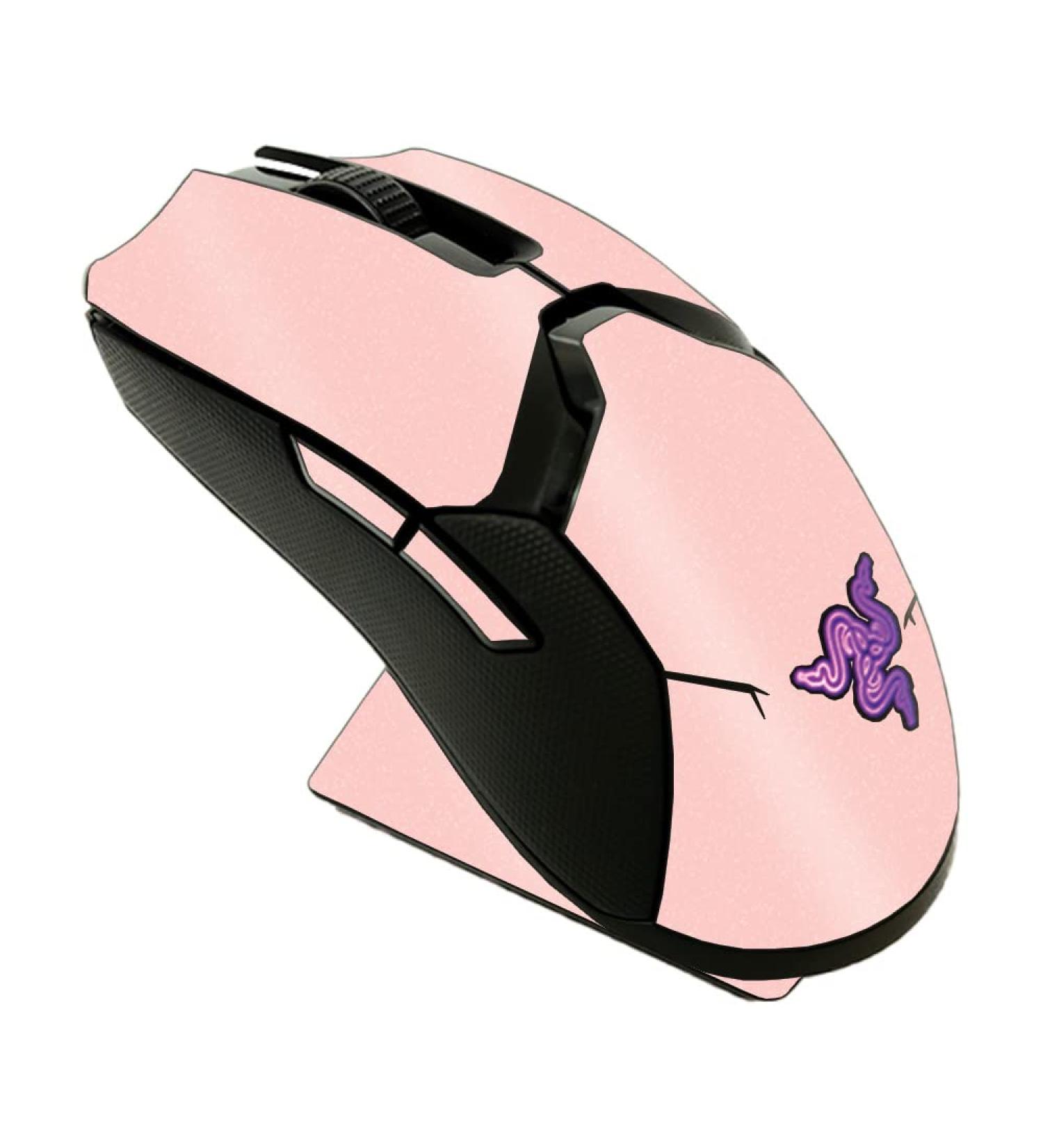 MightySkins Glossy Glitter Skin for Razer Viper Ultimate - Solid Blush | Durable & Protective High-Gloss Finish | Easy Application | USA Made - Buy Online on GoSupps.com