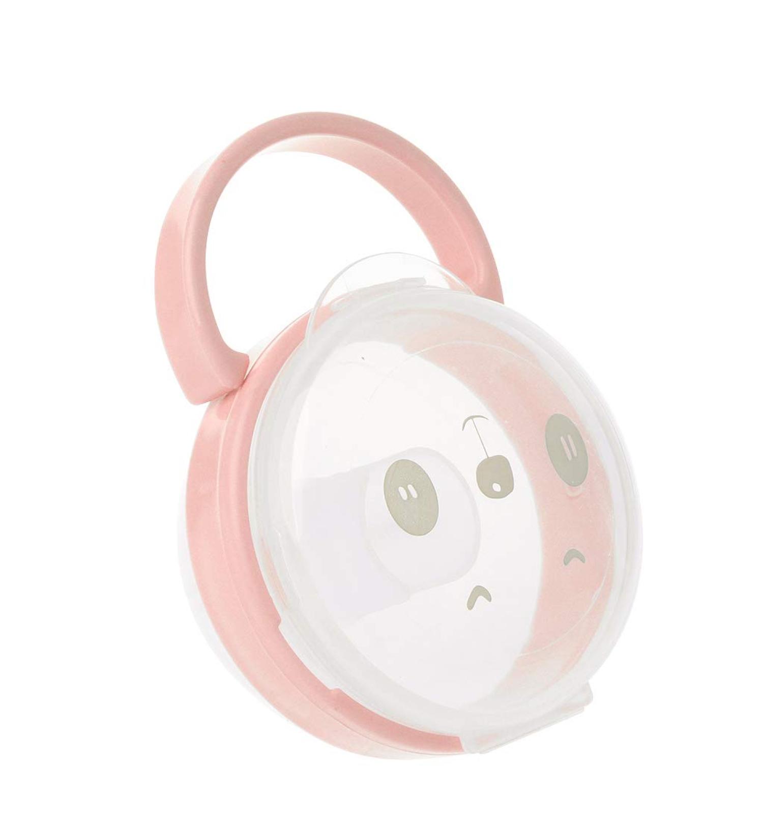 VAILANG Cartoon Panda Baby Pacifier Storage Box - Transparent Dust-Proof Portable and Cute Nipple Organizer for International Shipping - Buy Online on GoSupps.com