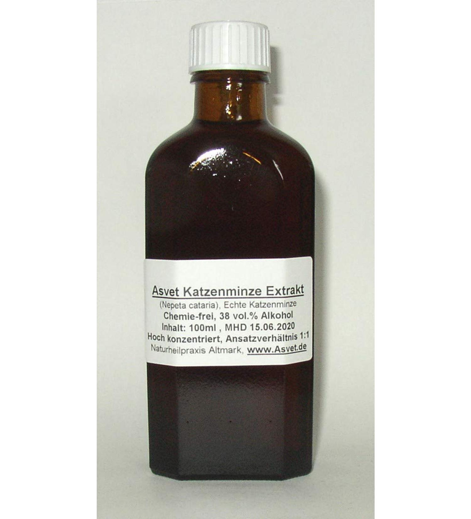 Asvet 100ml catnip tincture catnip drops extract EXTRA STRONG (full tincture 1:1 ratio)