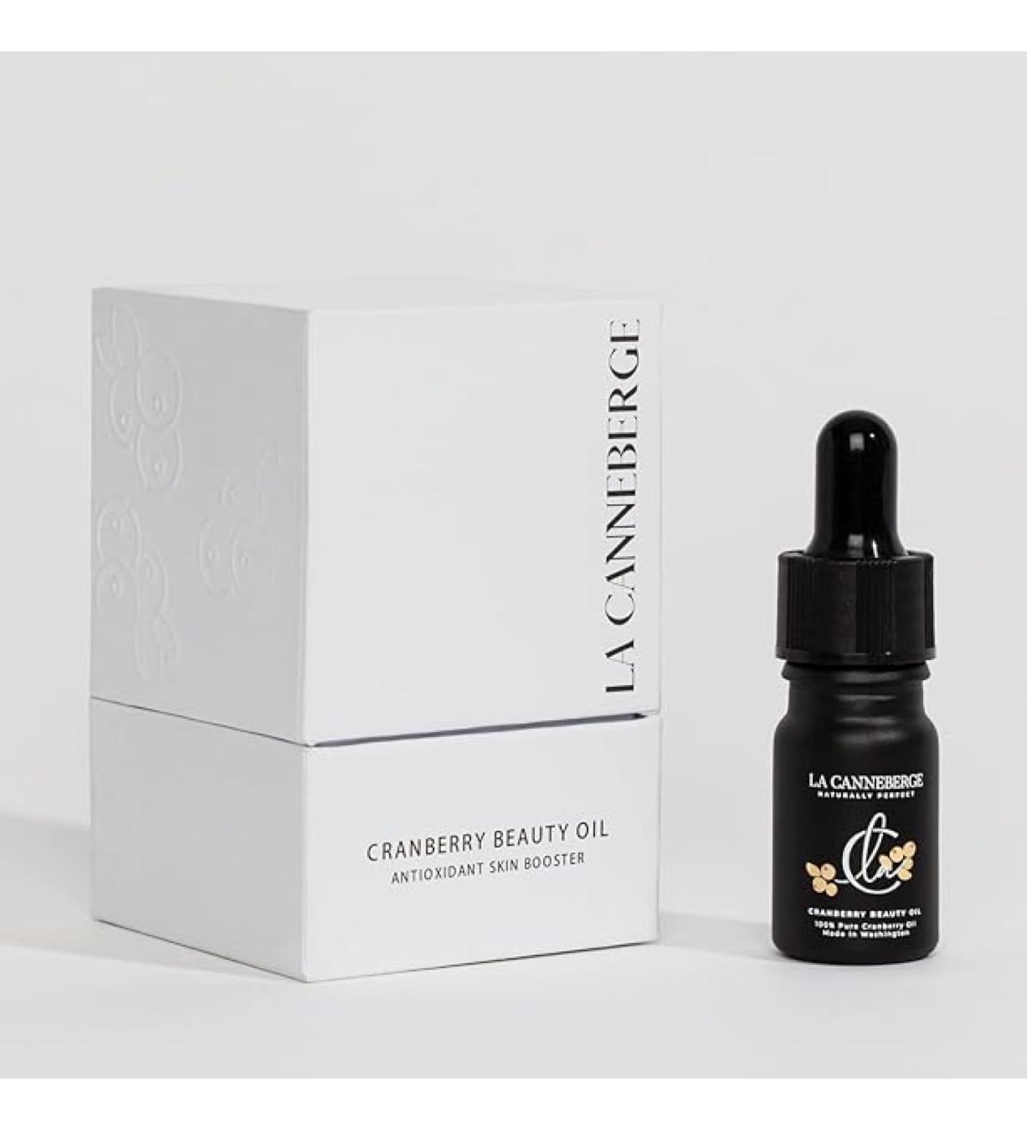 LA CANNEBERGE Cranberry Beauty Oil - Organic Intensive Hydration for Face Hair & Body - 0.17 Fl Oz Vitamin-Rich Moisturizer - Buy Online on GoSupps.com