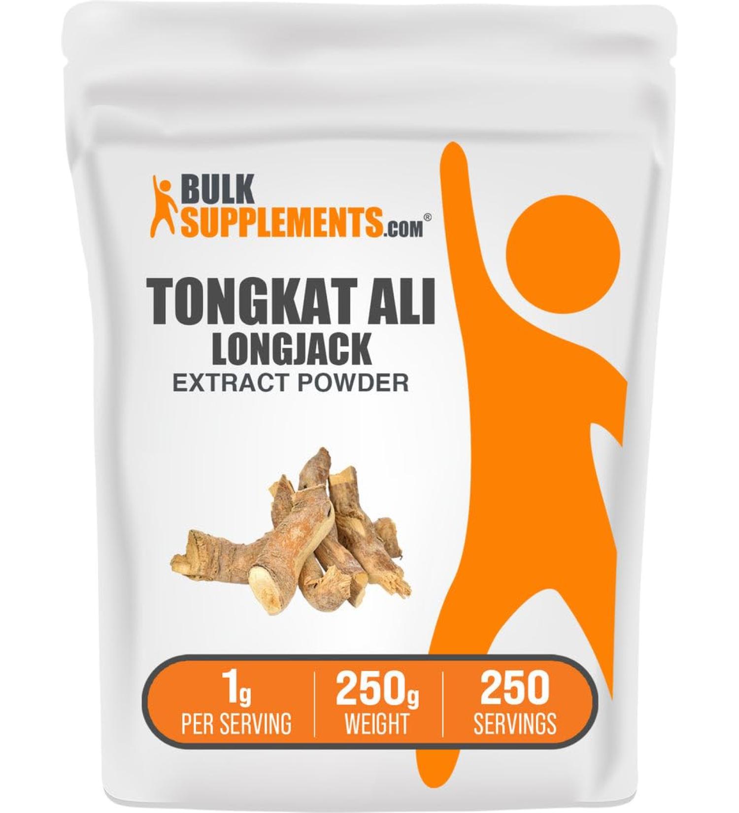 BulkSupplements.com Longjack Extract Powder - Tongkat Ali Extract Tongkat Ali for Men & Women - Gluten Free 1g per Serving 250g (8.8 oz) (Pack of 1) 8.75 Ounce (Pack of 1) - Buy Online on GoSupps.com