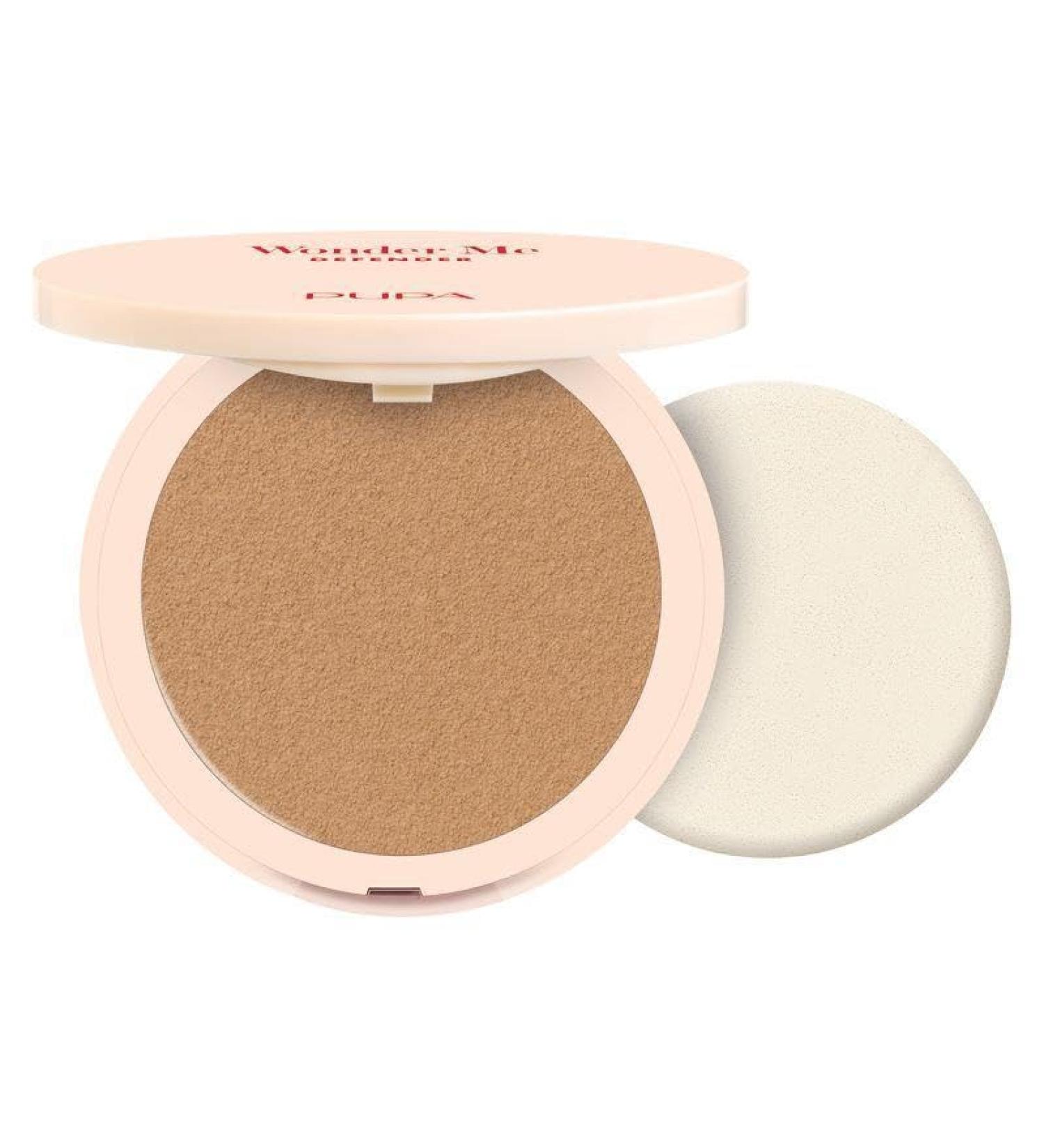 Pupa Wonder Me Defender SPF 50 Foundation with balmy effect high protection and low weight 006 Deep Sand