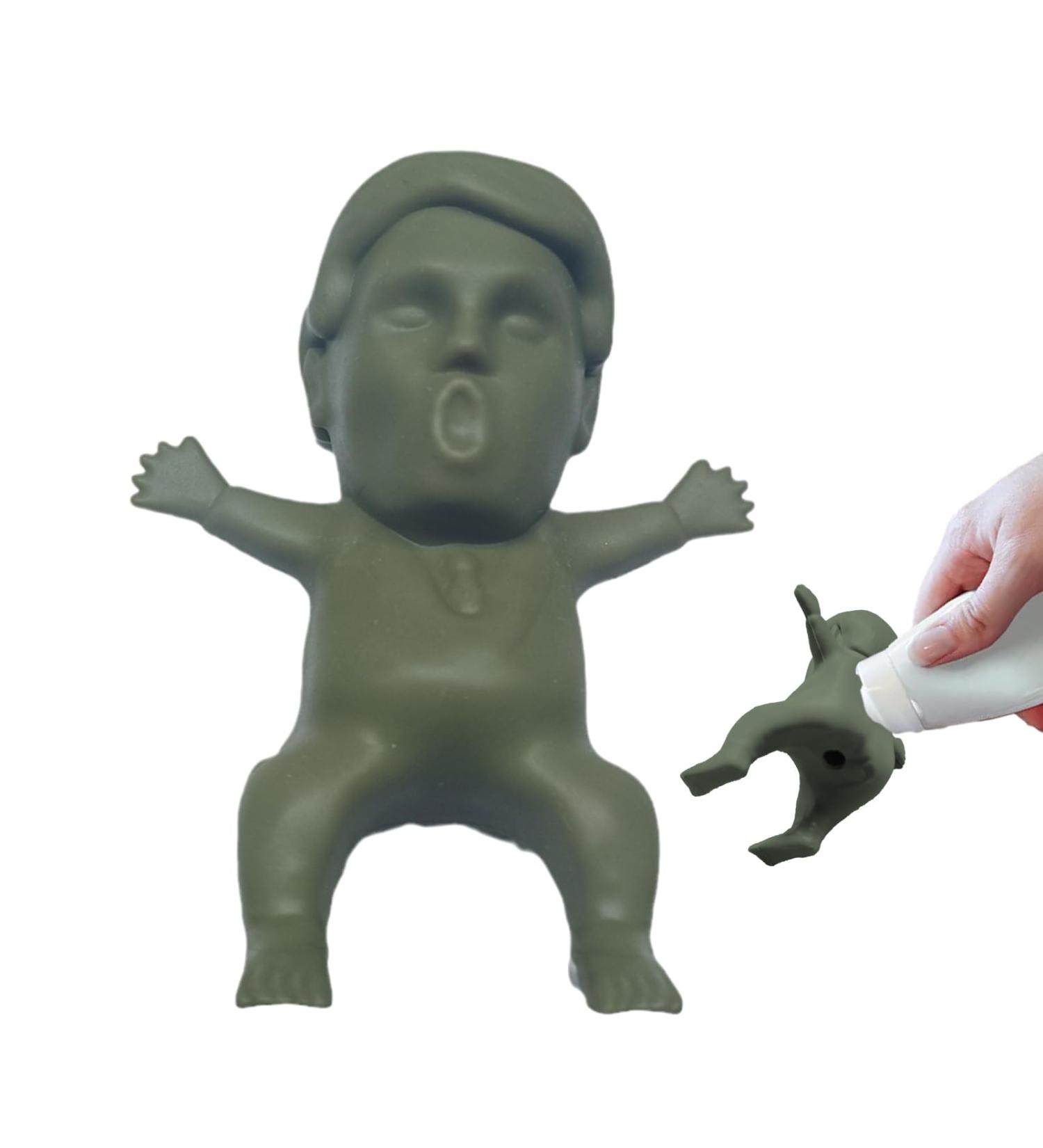 BUKISA Funny Toothpaste Cap - Pump Lid Squeezer with Fun President's | Toothpaste Gadgets for Tube Squeezing Toothpaste Accessories for Adult and Kids Bathroom Green - Buy Online on GoSupps.com
