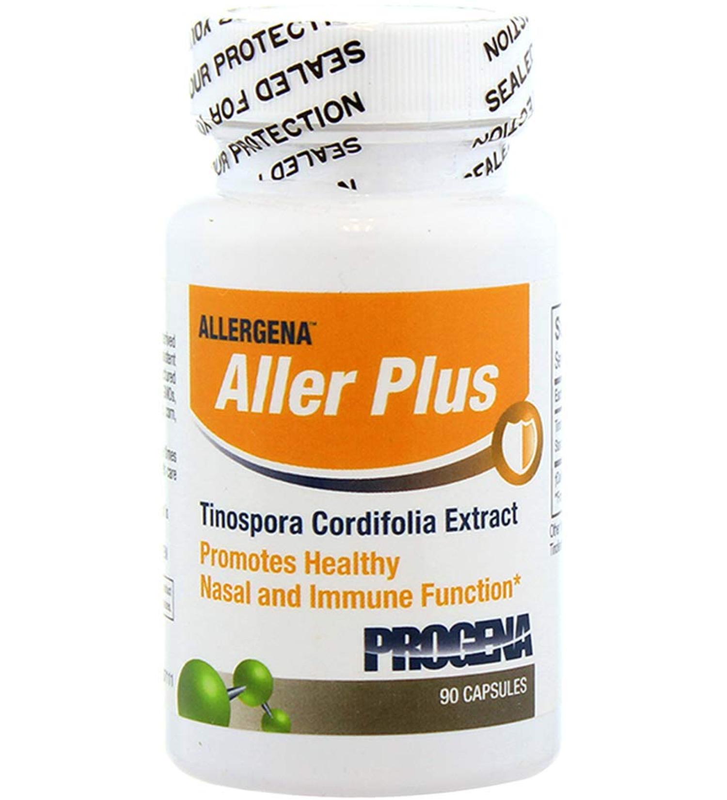 Progena Aller Plus 90 Capsules - Natural Allergy Relief Supplement - Buy Online on GoSupps.com