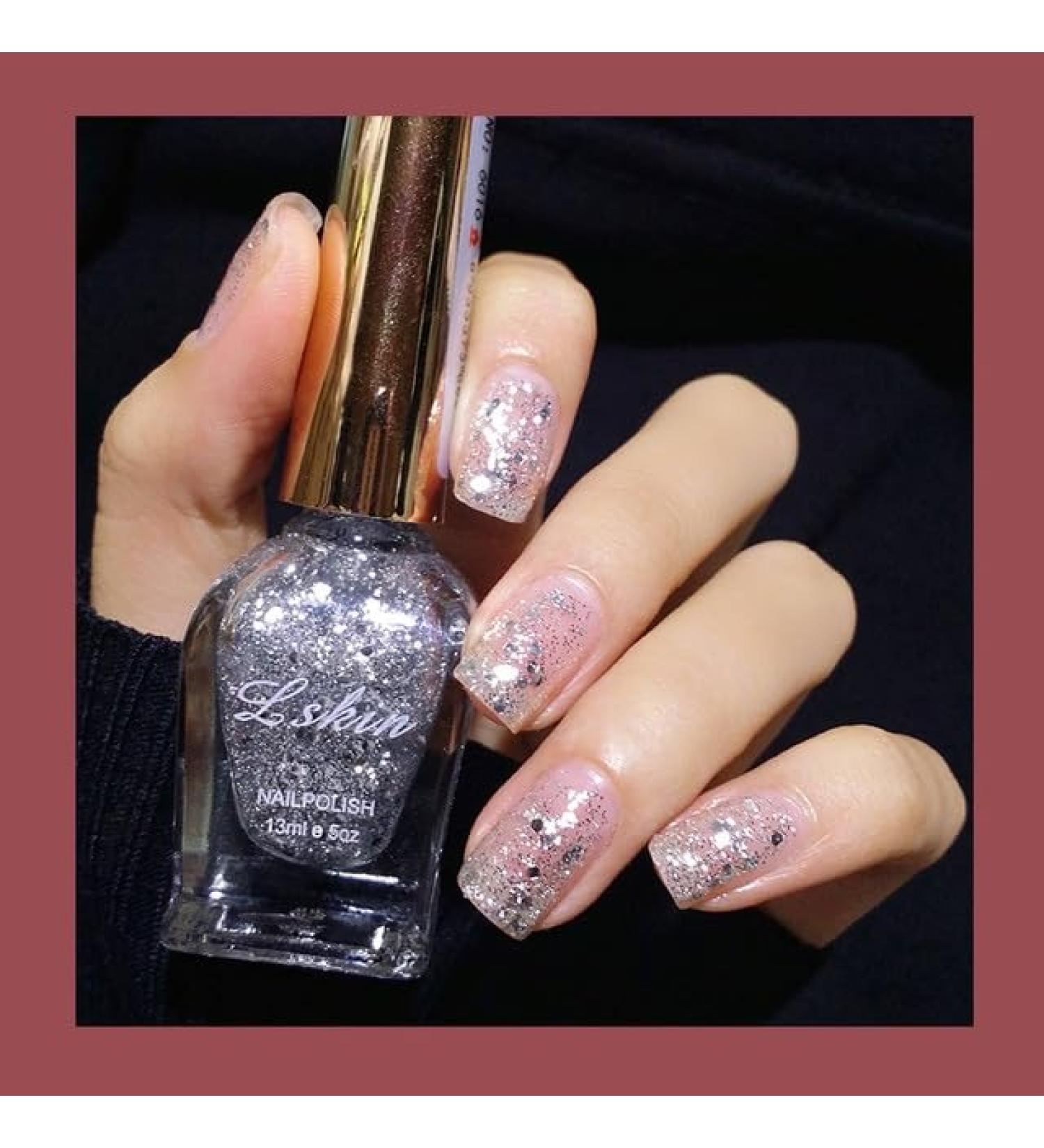 Nail Gel Polish UV LED Nails Art Design Gels Shiny Gel Polish 13ml Fashion Semi Permanent Sequins Flakes Shiny Glossy - (Color: 26) - Buy Online on GoSupps.com