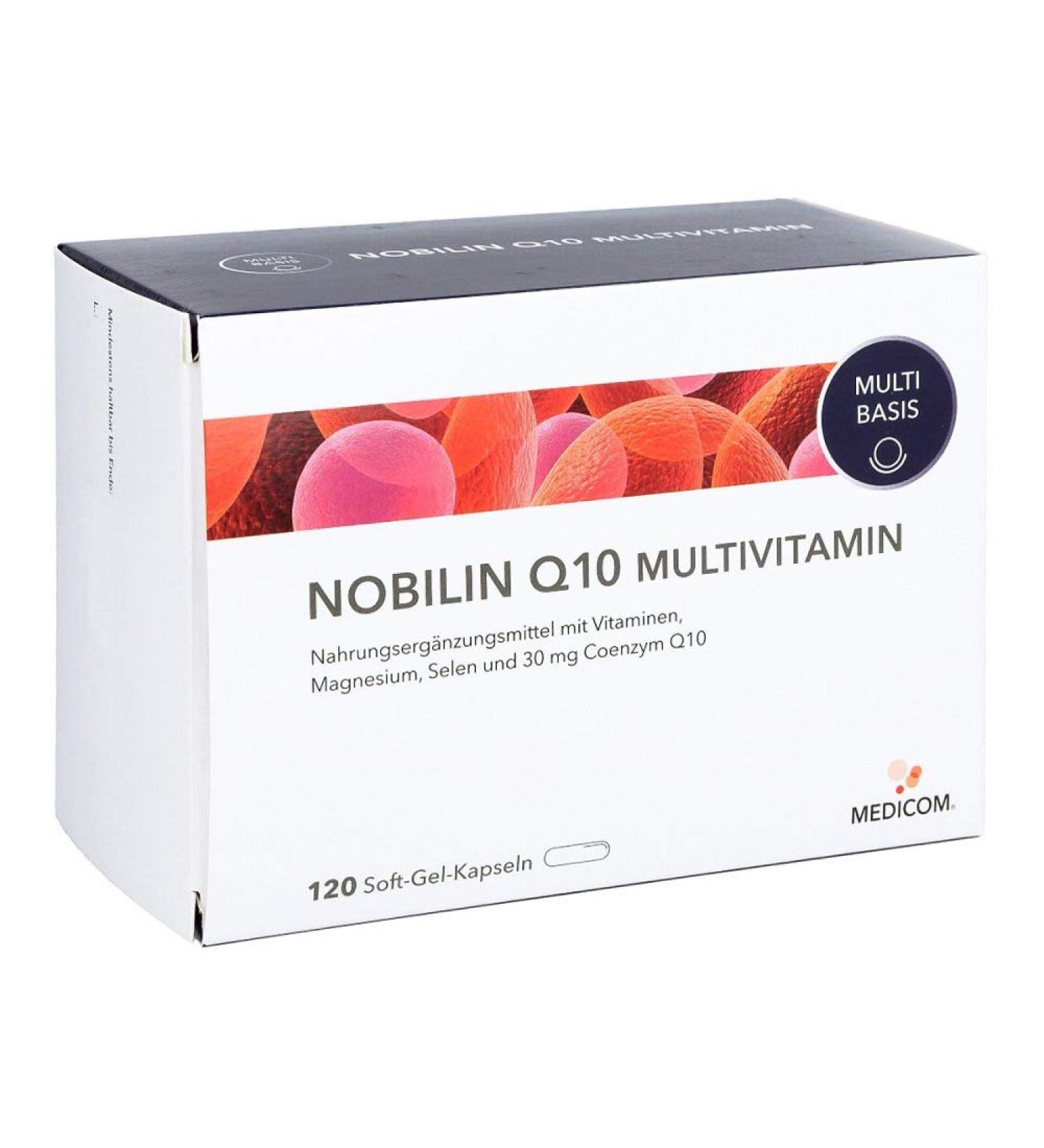 Nobilin Q10 Multivitamin Capsules - Boost Your Energy & Wellness | International Shipping Available - Buy Online on GoSupps.com