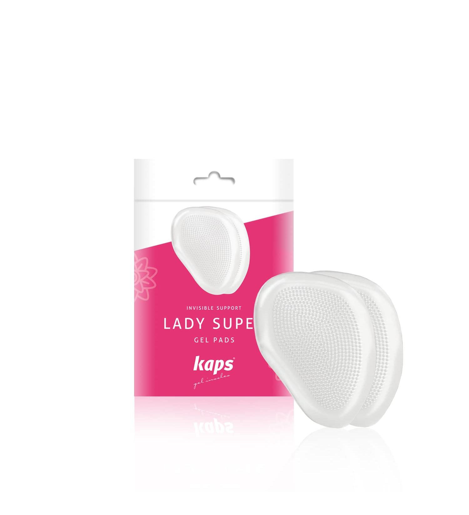 Gel Pads for High Heels - Lady Super Non-Slip Transparent Forefoot Padding | Pain Relief & Washable Self-Adhesive Solution - Buy Online on GoSupps.com
