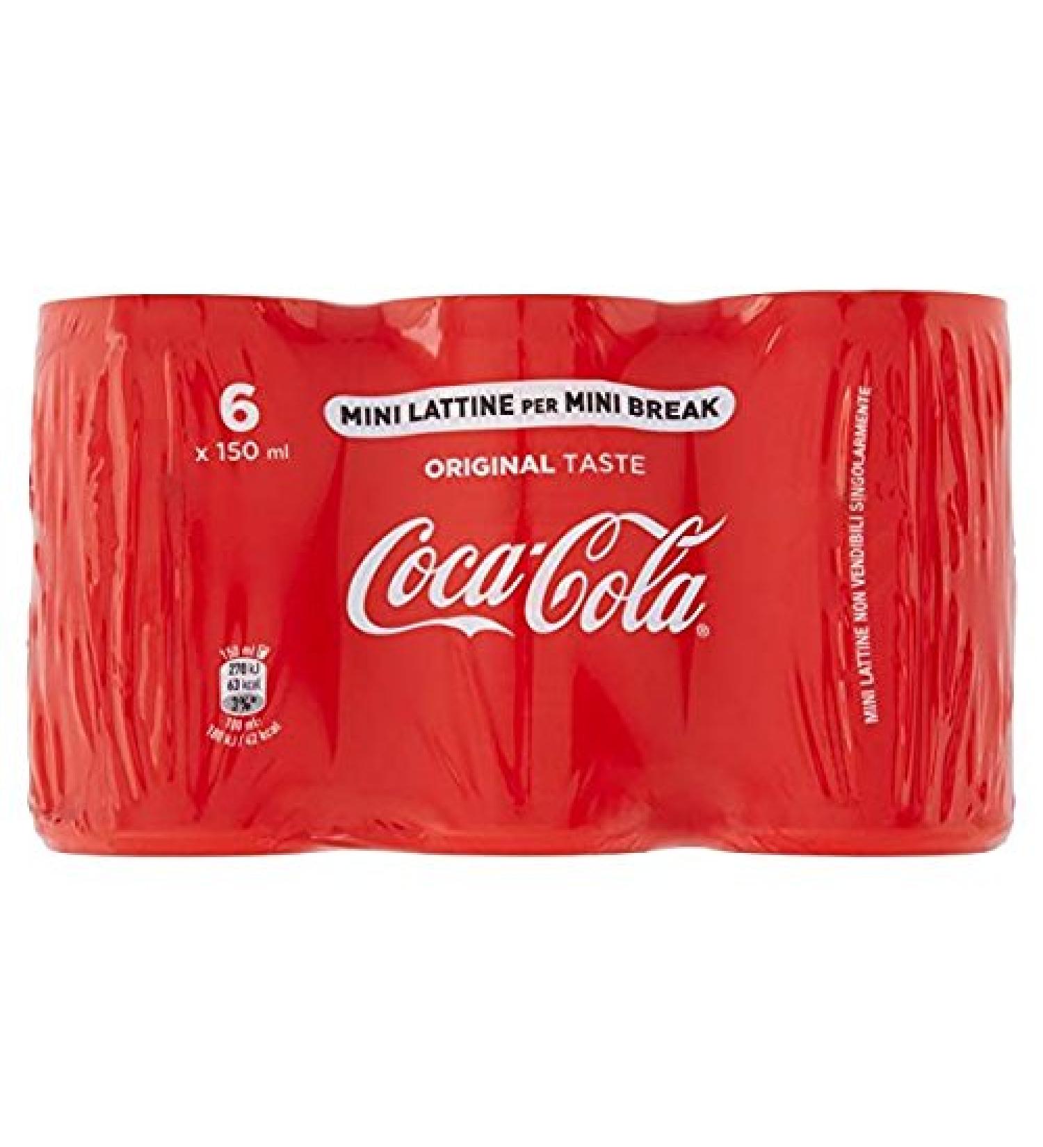 Coke Cola Alcohol Free Paint Mini Pots, 150ml, Pack of 6