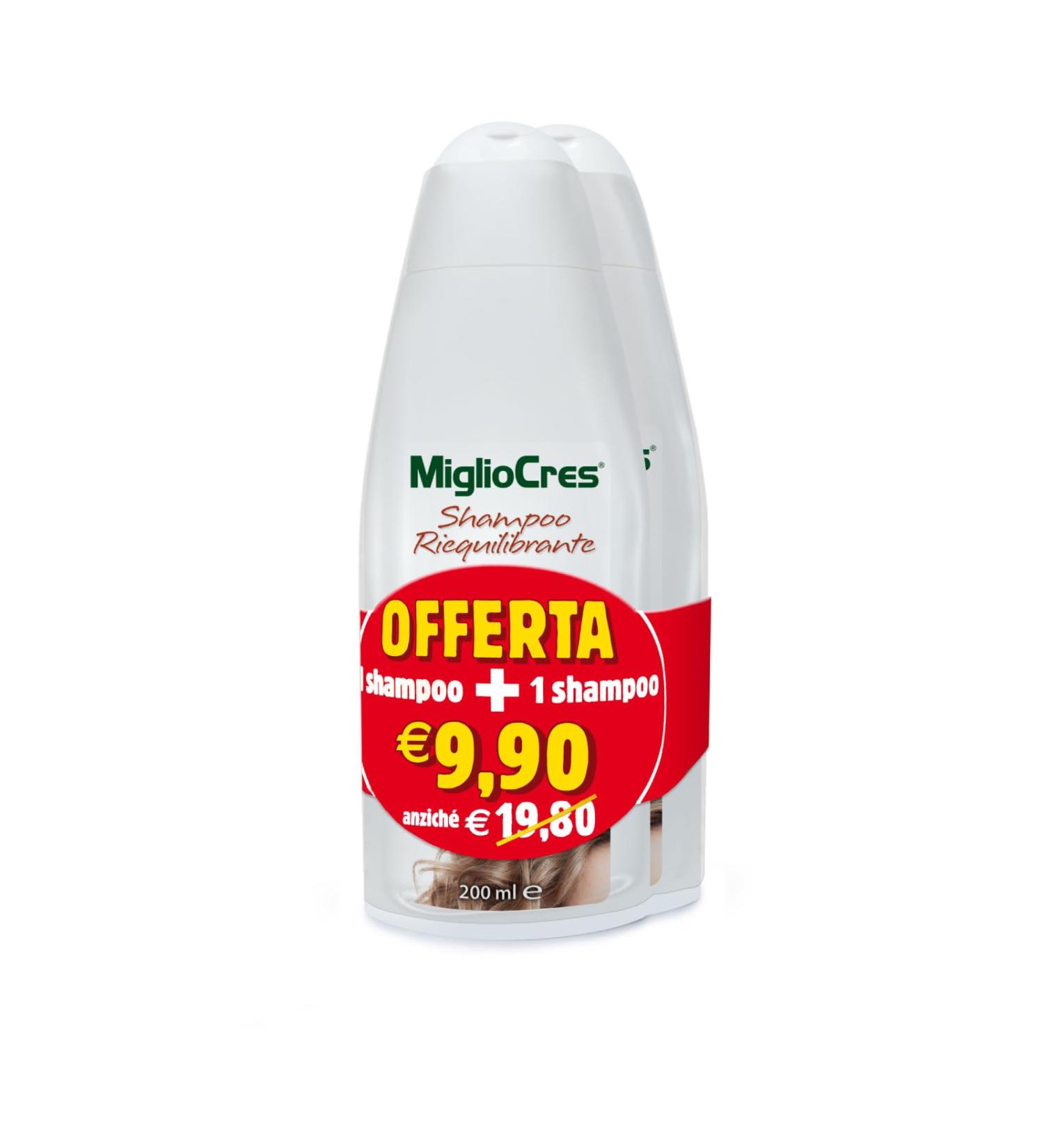  F & F Migliocres Rebalancing Shampoo - 200 ml + 200 ml - Buy Online on GoSupps.com