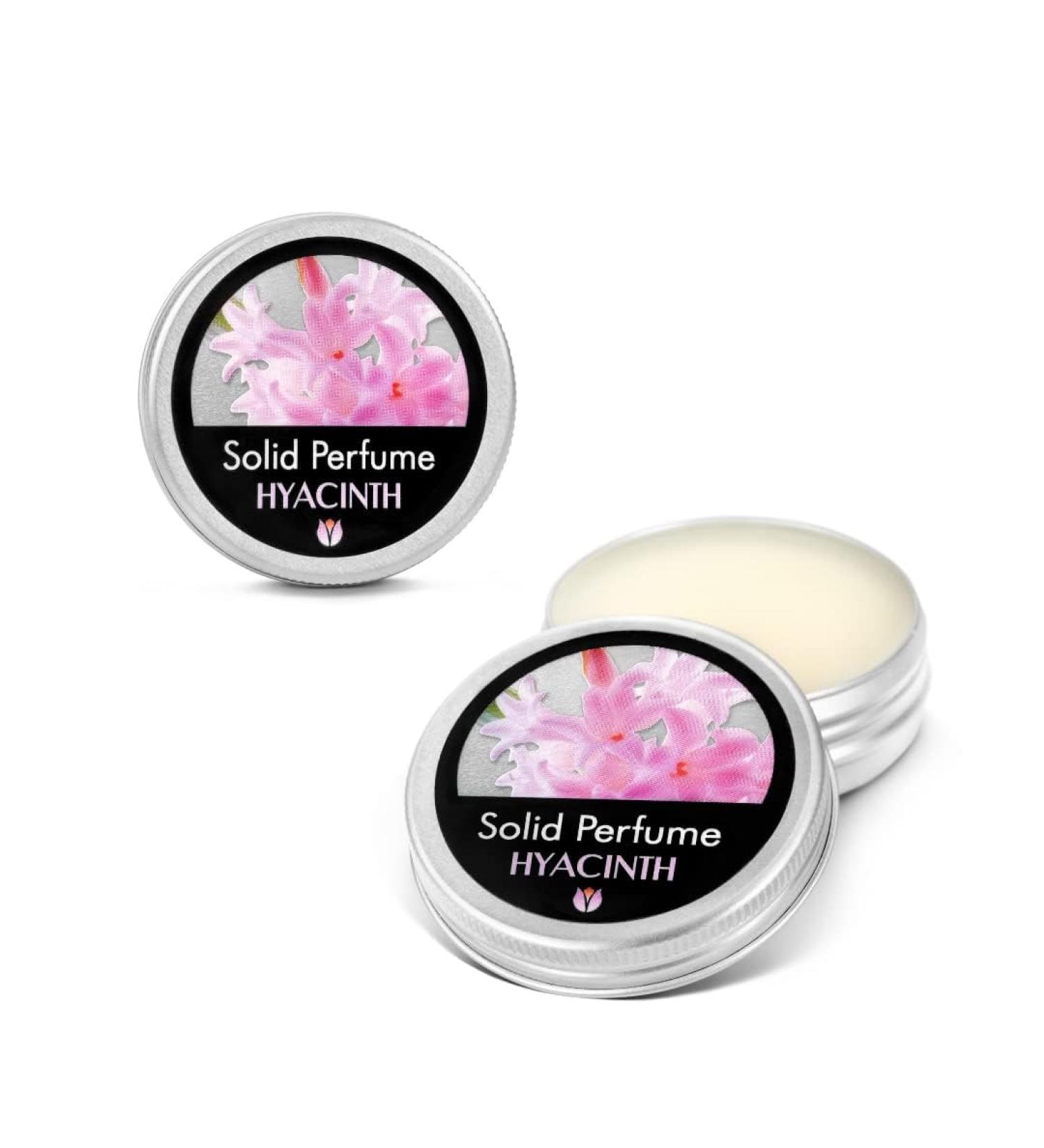 Flowerland Solid Perfume - Portable Pocket Balm Perfume Perfect for Travel Use - Natural Fragrance Parfum for Men and Women - Natural & Vegan - Hyacinth (30ml) - Buy Online on GoSupps.com