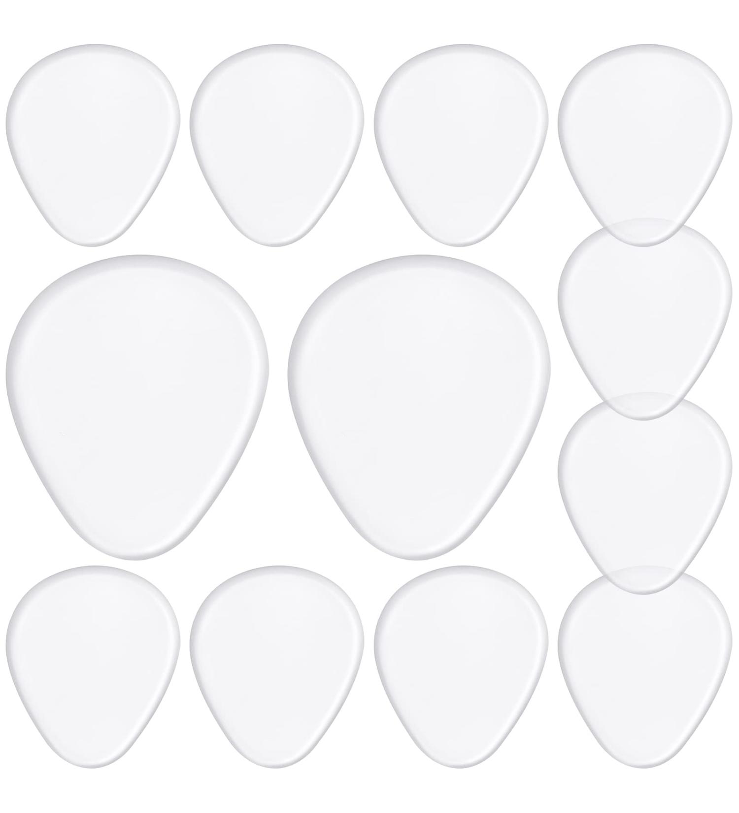 6 Pairs Metatarsal Foot Pads - Gel Ball of Foot Cushions for Pain Relief - Plantar Fasciitis Support for Women Men - Clear, 2.4''x2.75 - Buy Online on GoSupps.com