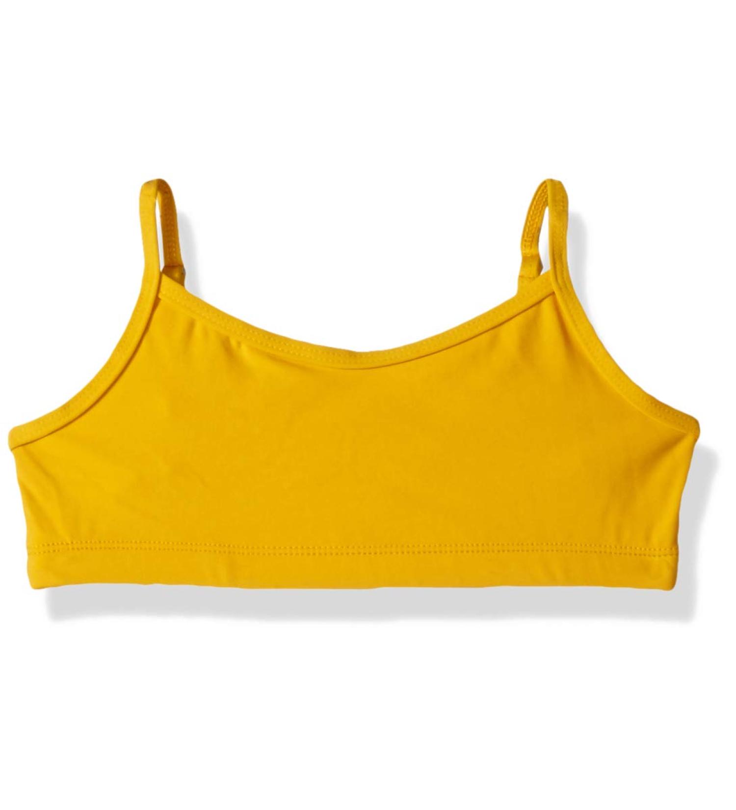 Capezio Girls Camisole Bra Top - Child Large, Pure Gold - Buy Online on GoSupps.com