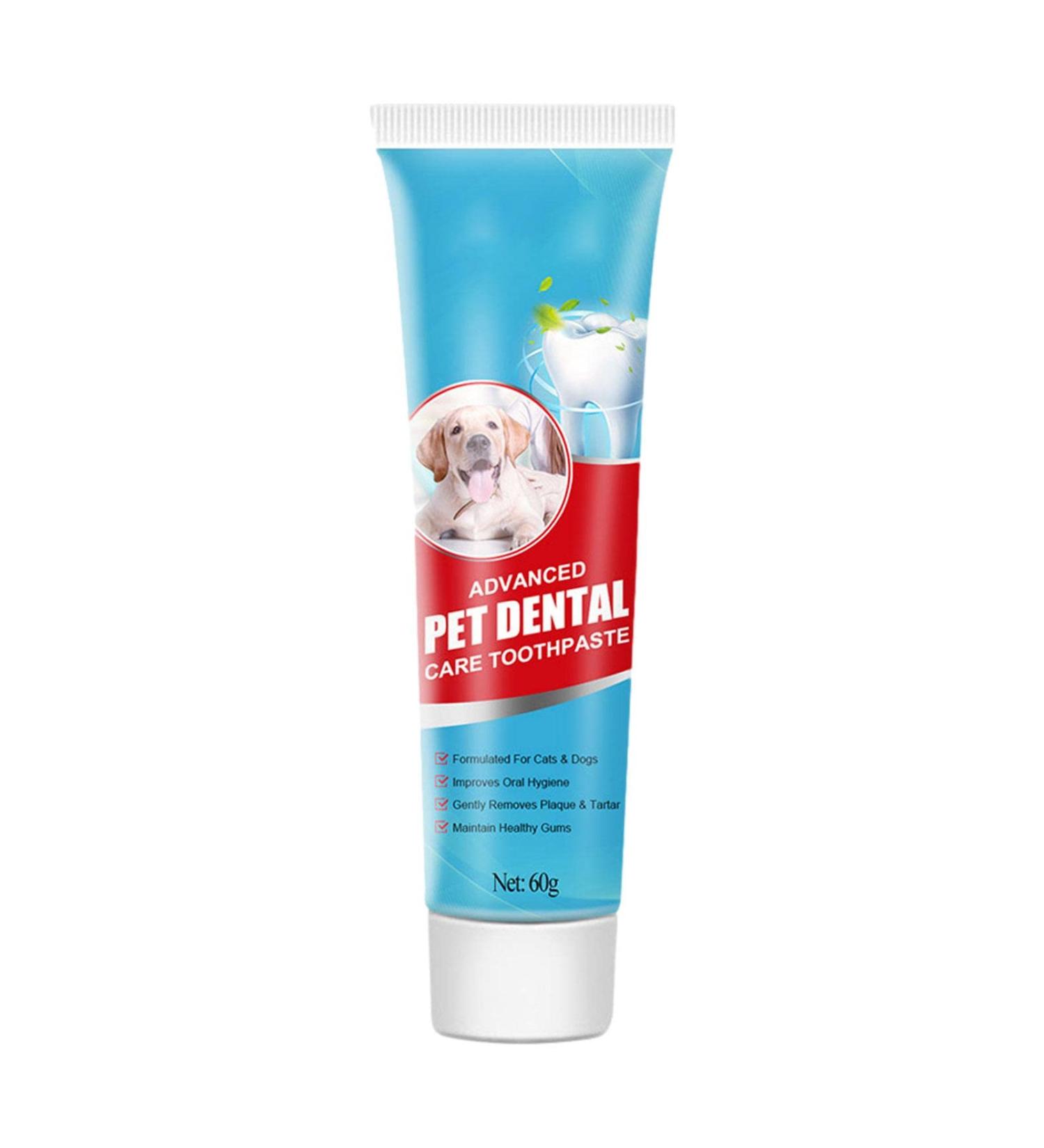Dog Teeth Cleaning Toothpaste Fresh Breath Cat Dental Tooth Paste Designed to Help Prevent Tartar Plaque - Flavor Effective Soothing Oral Care Restore Luster for Doggy Puppy Cat Kitten/l - Buy Online on GoSupps.com