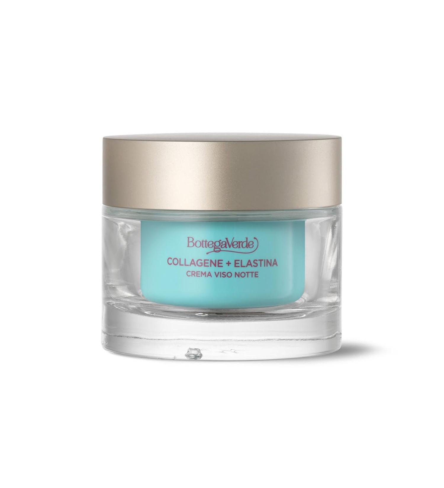  Bottega Verde Bottega Verde - Collagen + Elasticity - Night Face Cream - Elasticity Booster (50 ml) - all skin types - Buy Online on GoSupps.com