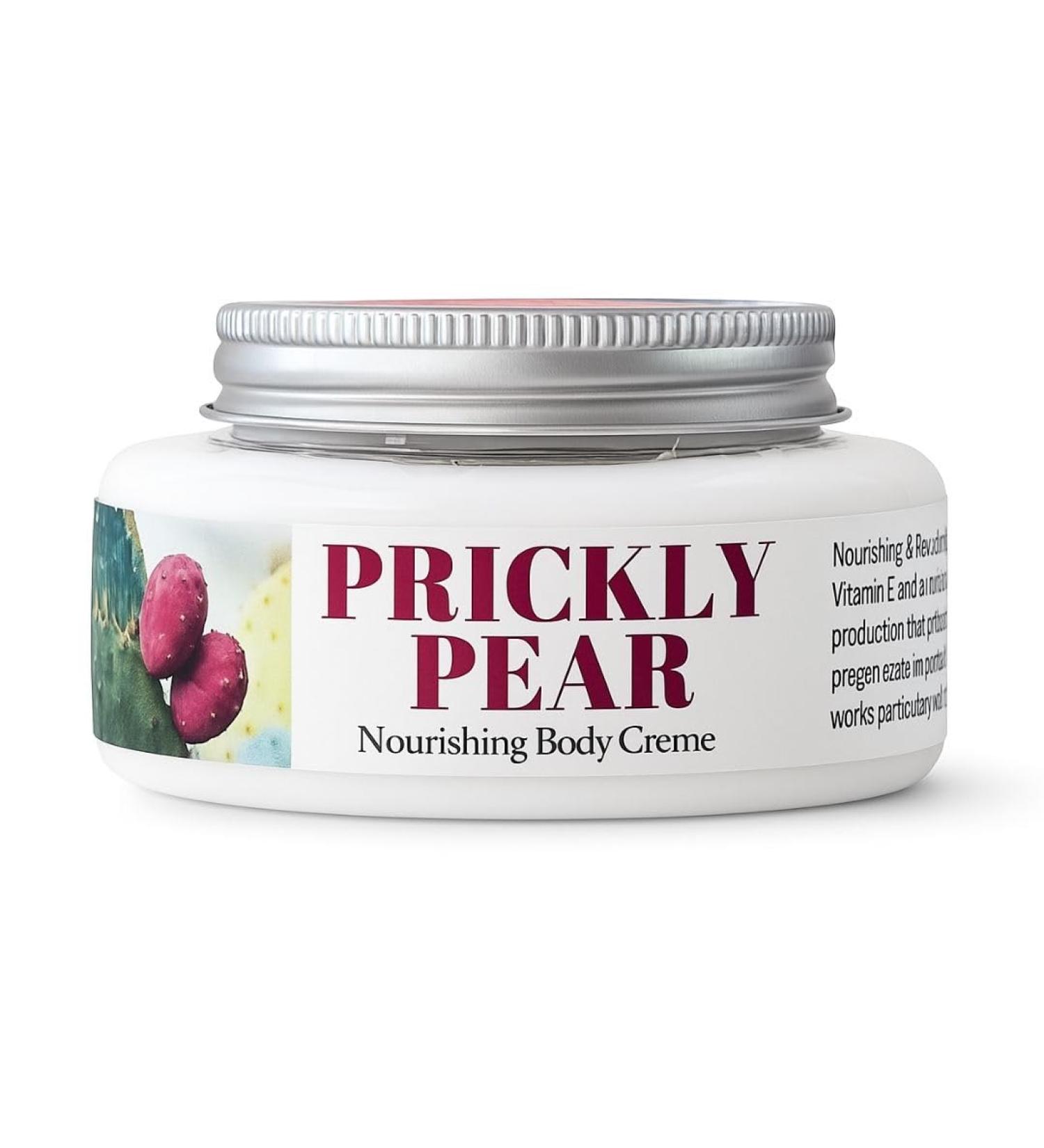 Nature Skin Shop Prickly Pear Body Cream Anti-Aging & Firming Body Butter with Shea Butter for Dry Crepey Skin Vitamin K to Even Tone & Restore Glow - Buy Online on GoSupps.com