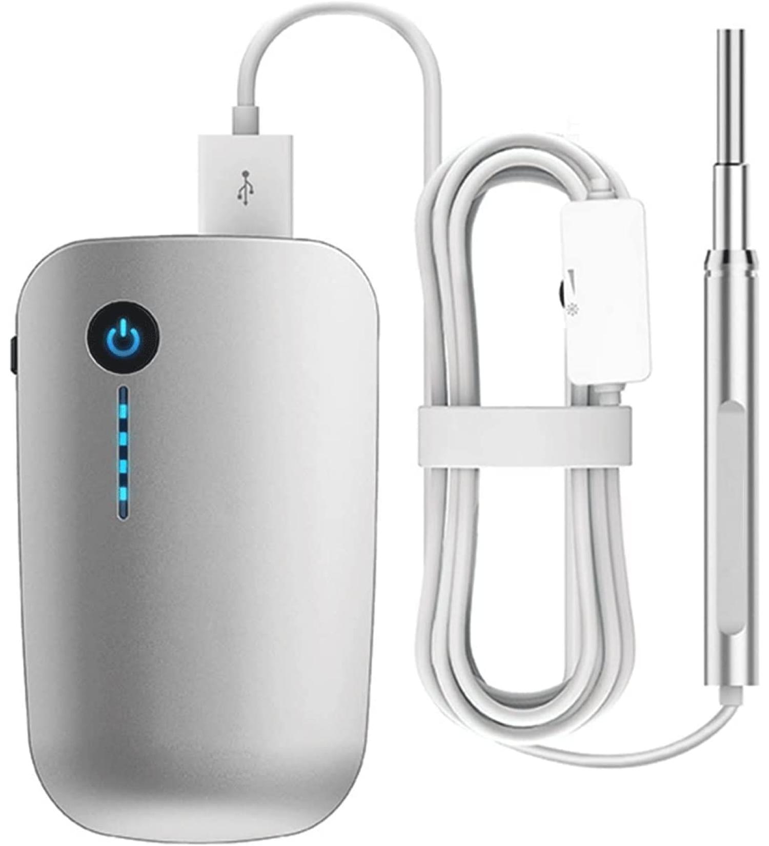 GIENEX Ear Wax Removal Camera with 6 Lights - Visual Ear Cleaner & Infection Detector for Adults, Children, Pets - Otoscope Included - Buy Online on GoSupps.com