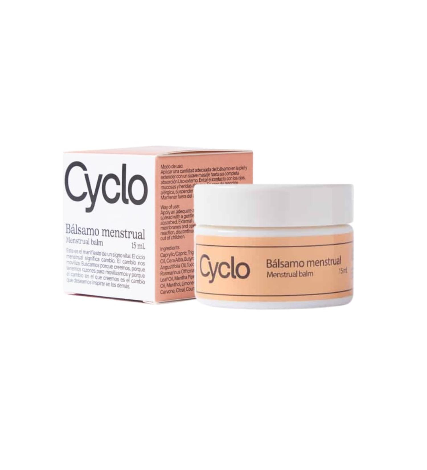 Baume menstruel Cyclo | Formule 100 % naturelle pour soulager les douleurs menstruelles | 15 ml - Buy Online on GoSupps.com