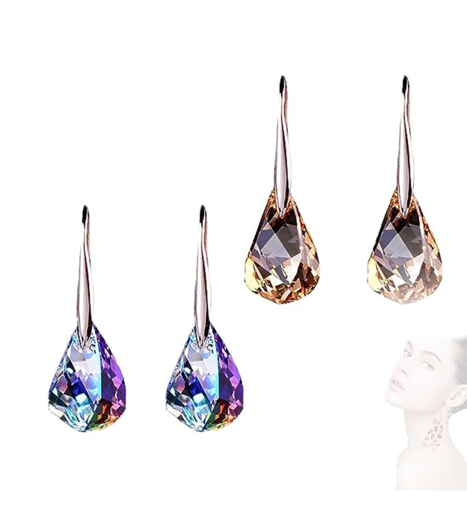 Guyana Quartzstein Lymph-Magnette Therapy Earrings | Germanium Lymphatic Drainage Jewelry for Women | Weight Reduction Magnet Earrings (2PCs) - Buy Online on GoSupps.com